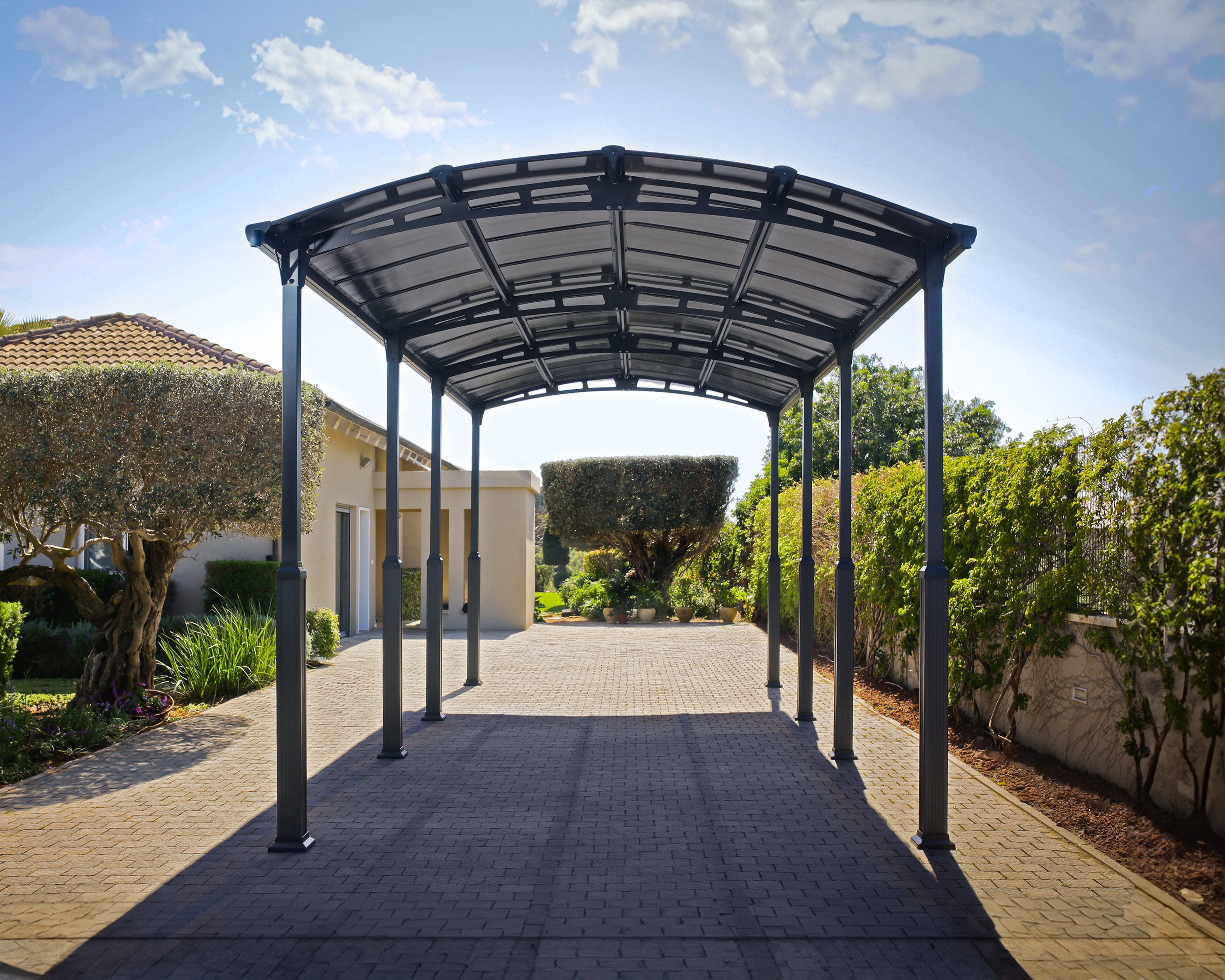 Canopia Alpine 863X360X307 cm RV Carport en Boothuis Donkergrijs Brons-7290108601138 Canopia Alpine 863X360X307 cm RV Carport en Boothuis Donkergrijs Brons