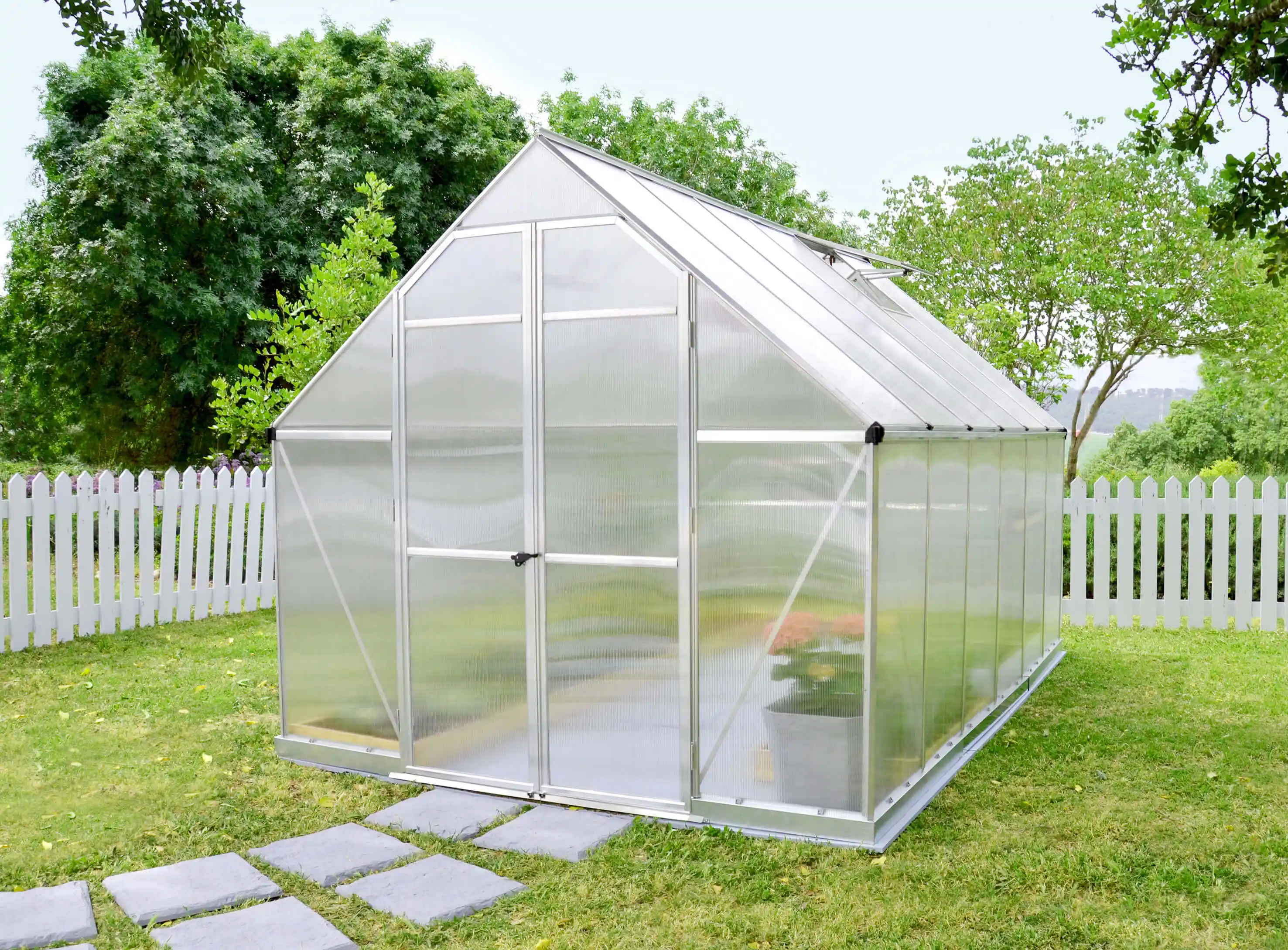 Canopia Essence 367X244X229 cm  Tuinkas Zilver meerwandig
