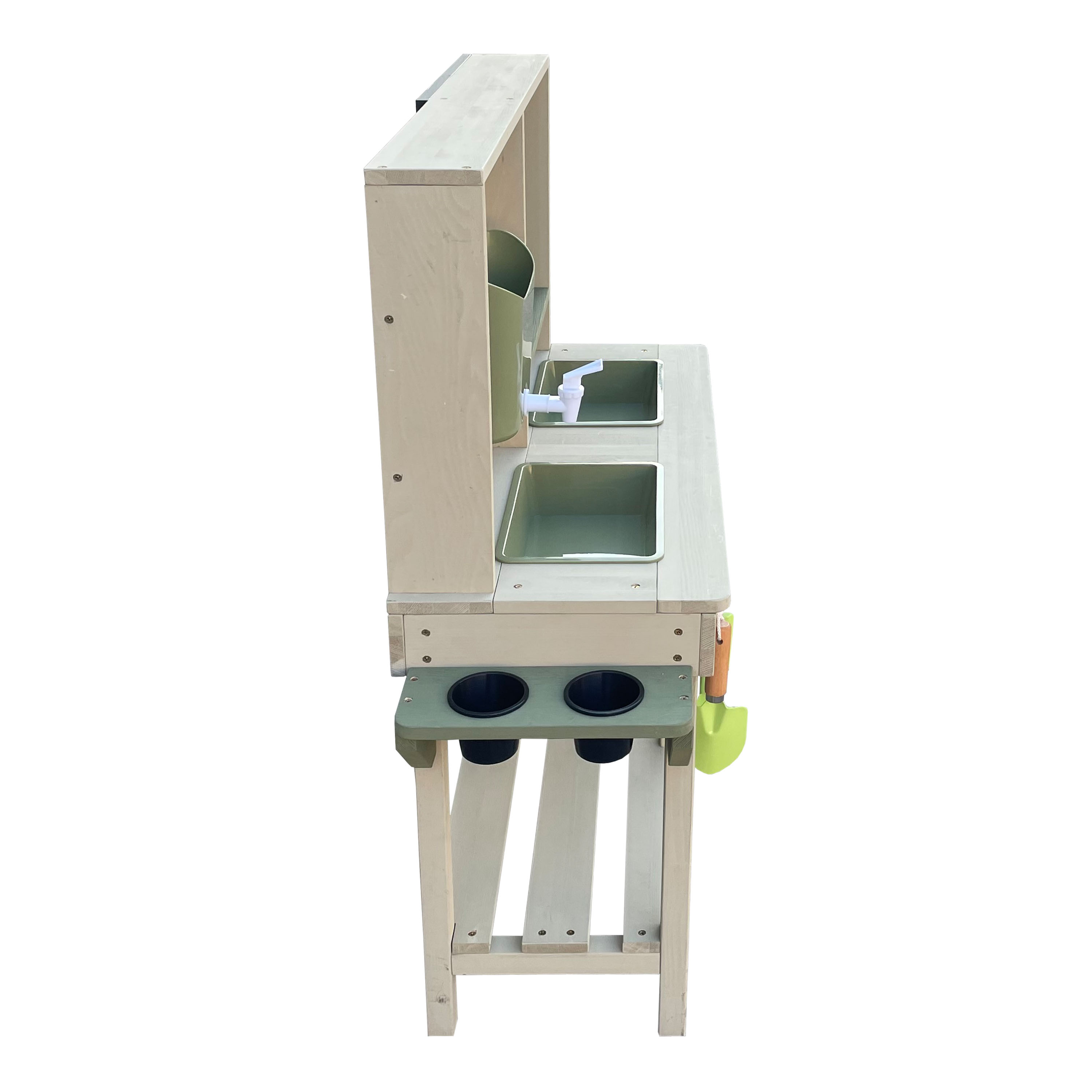 AXI Sev Sand & Water Play Kitchen Grey/Green