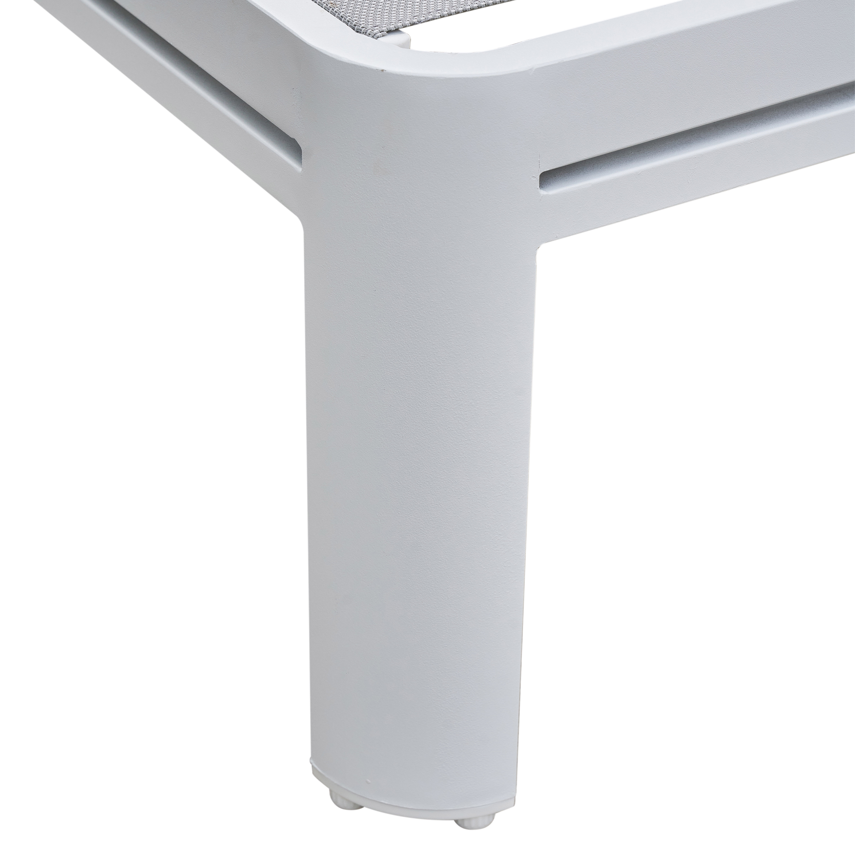 AXI Kira Lounger with table White/grey