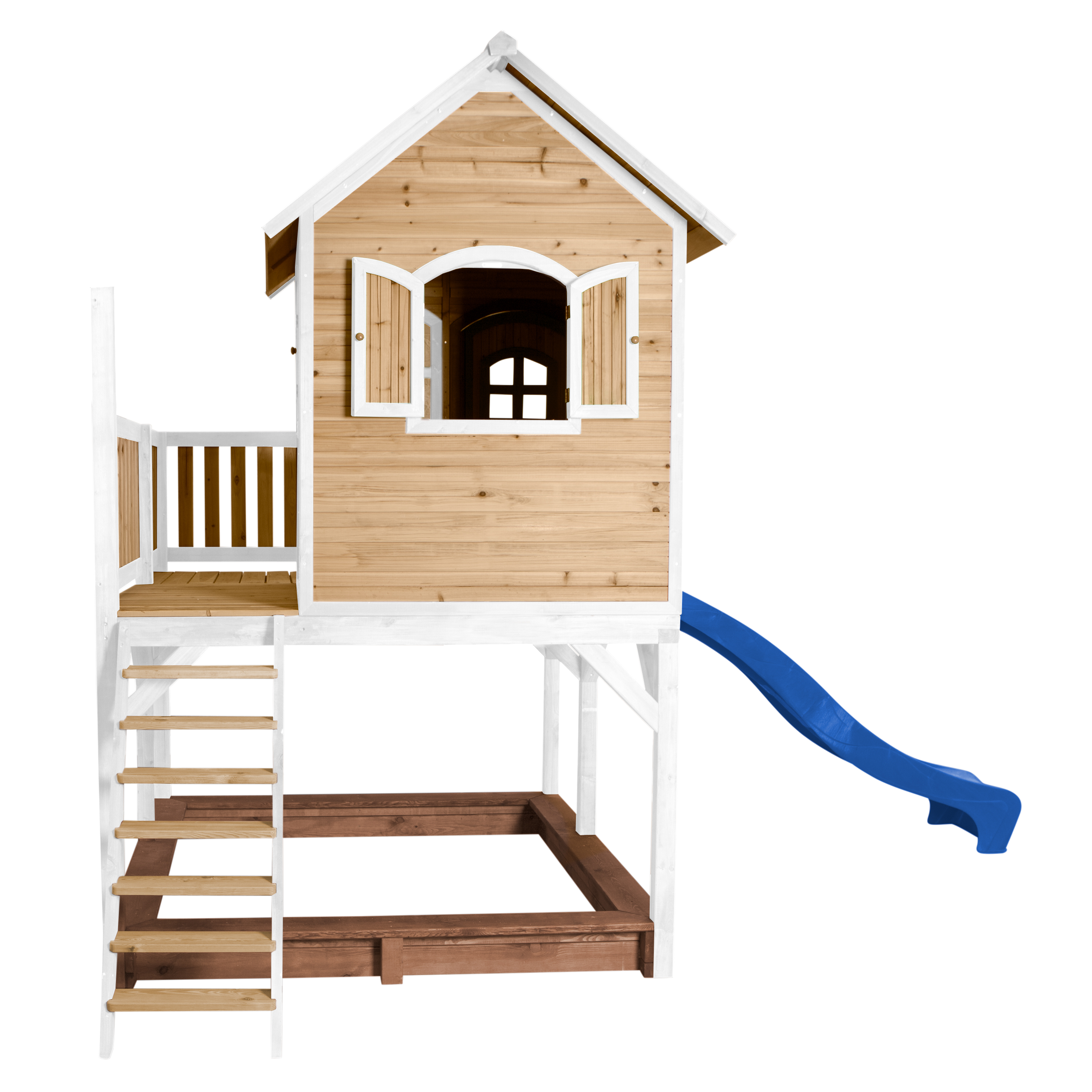 AXI Liam Playhouse Brown/White - Blue Slide