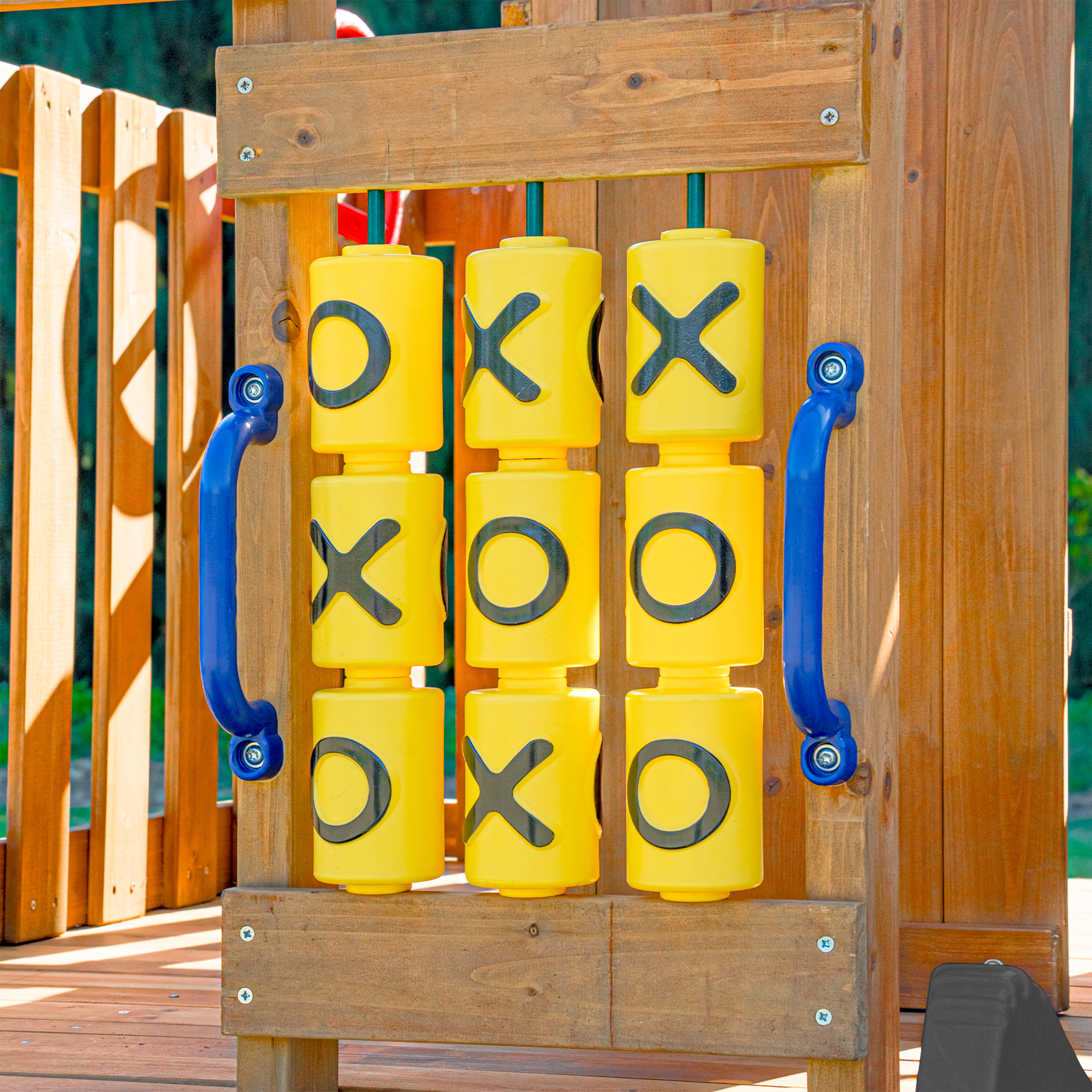 AXI Jack Climbing Frame with Double Swing and Trapeze – Grey Slide