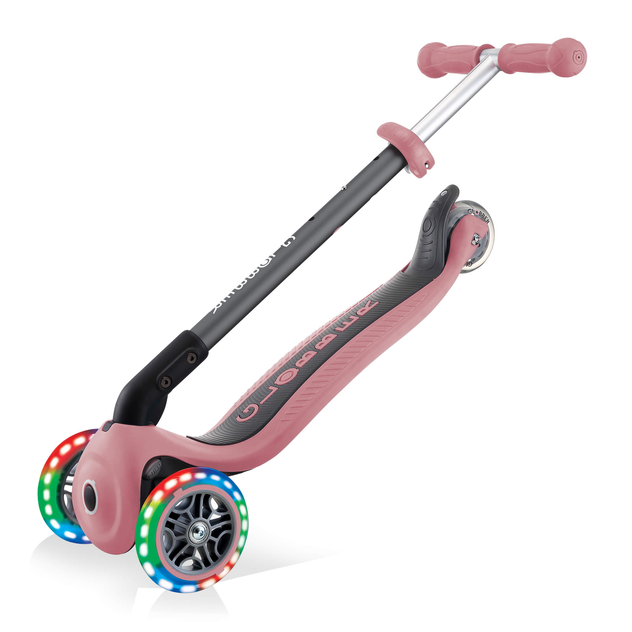 Globber Primo Foldable Lights Step Pastel Roze