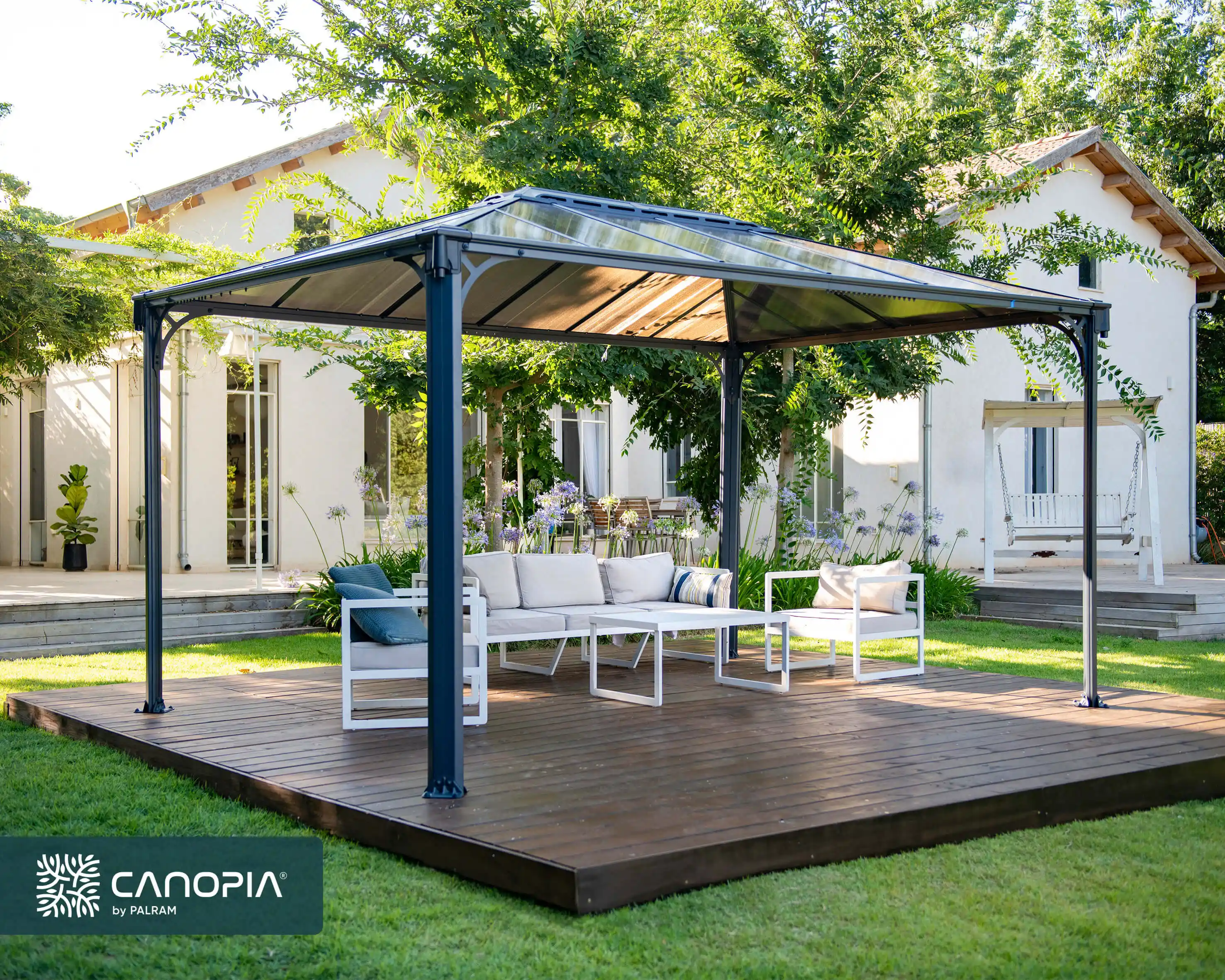 Canopia Martinique 430X295 cm tuinpaviljoen Donkergrijs Brons-7290108130249 Canopia Martinique 430X295 cm tuinpaviljoen Donkergrijs Brons