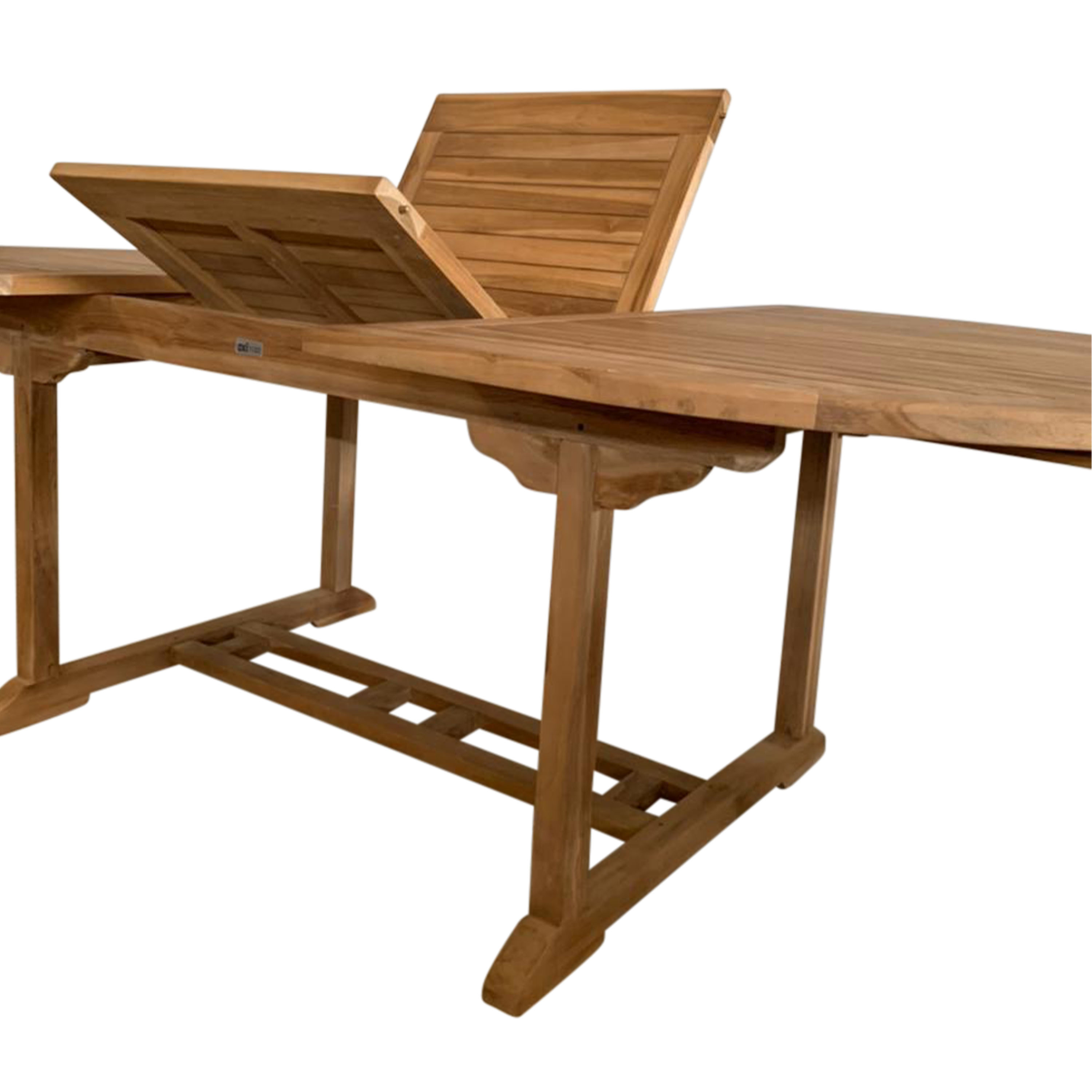 AXI Marzi Teak Oval Extendable Garden Table 180 – 240 cm