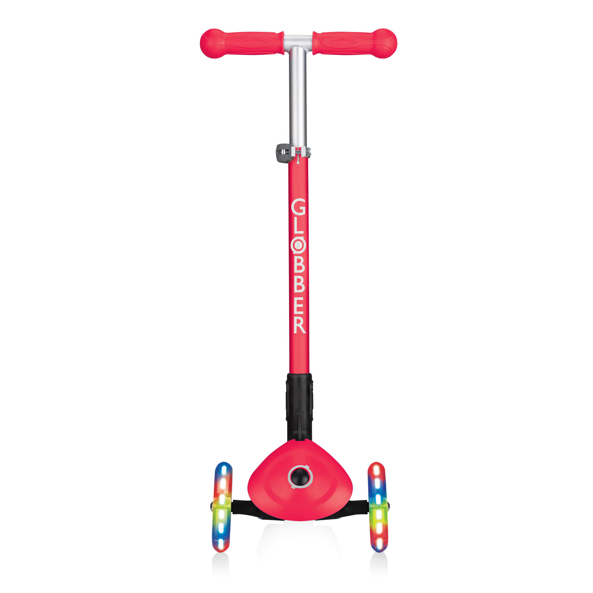 Globber Primo Foldable Lights Trottinette Rouge