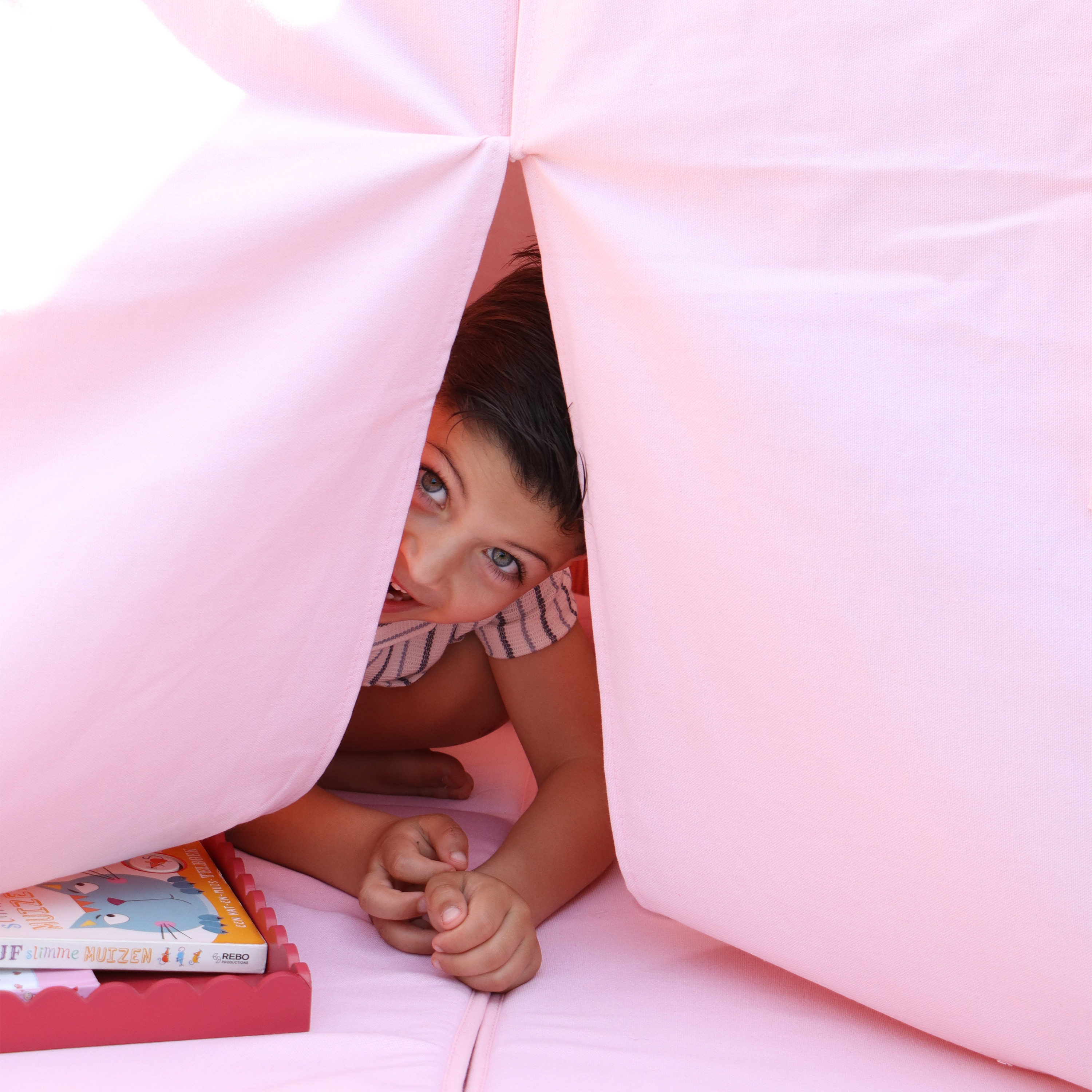 Sunny Alba Teepee Tent - Pastel Pink
