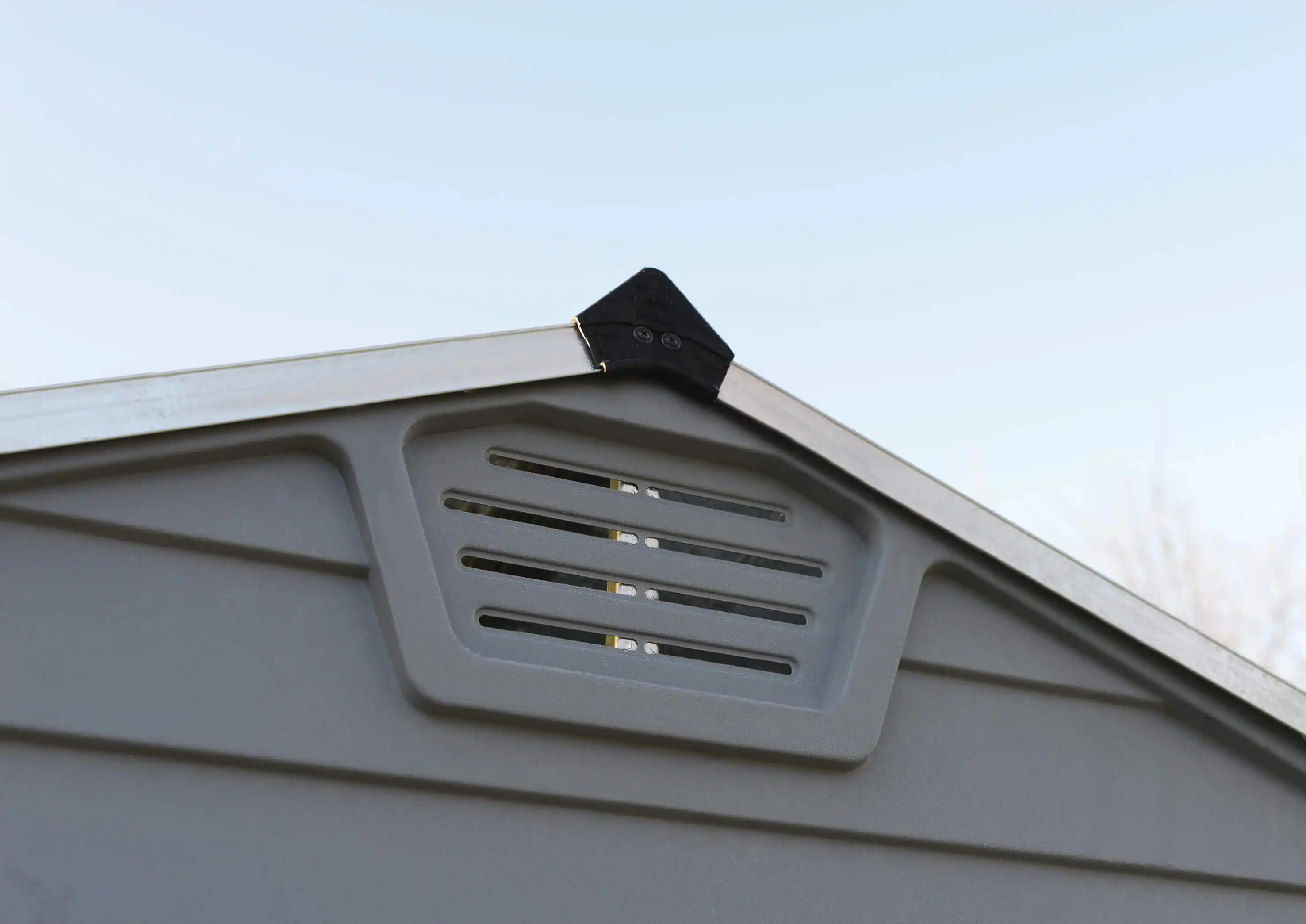 Canopia Skylight 154X185X217 cm Openlucht schuur voor tuin Donkergrijs Deco