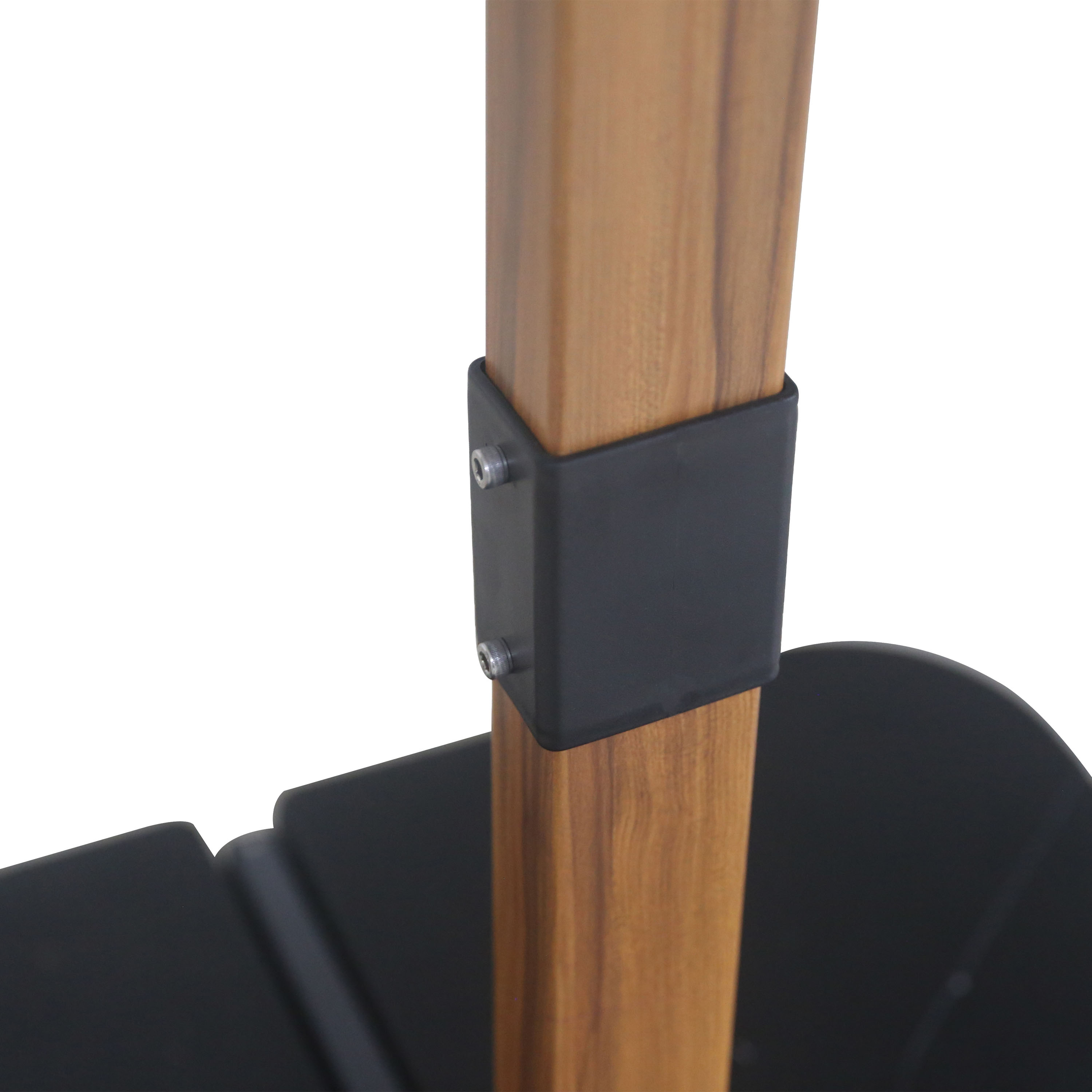 AXI Alina Cantilever Parasol 300x300cm Wood-look/Beige