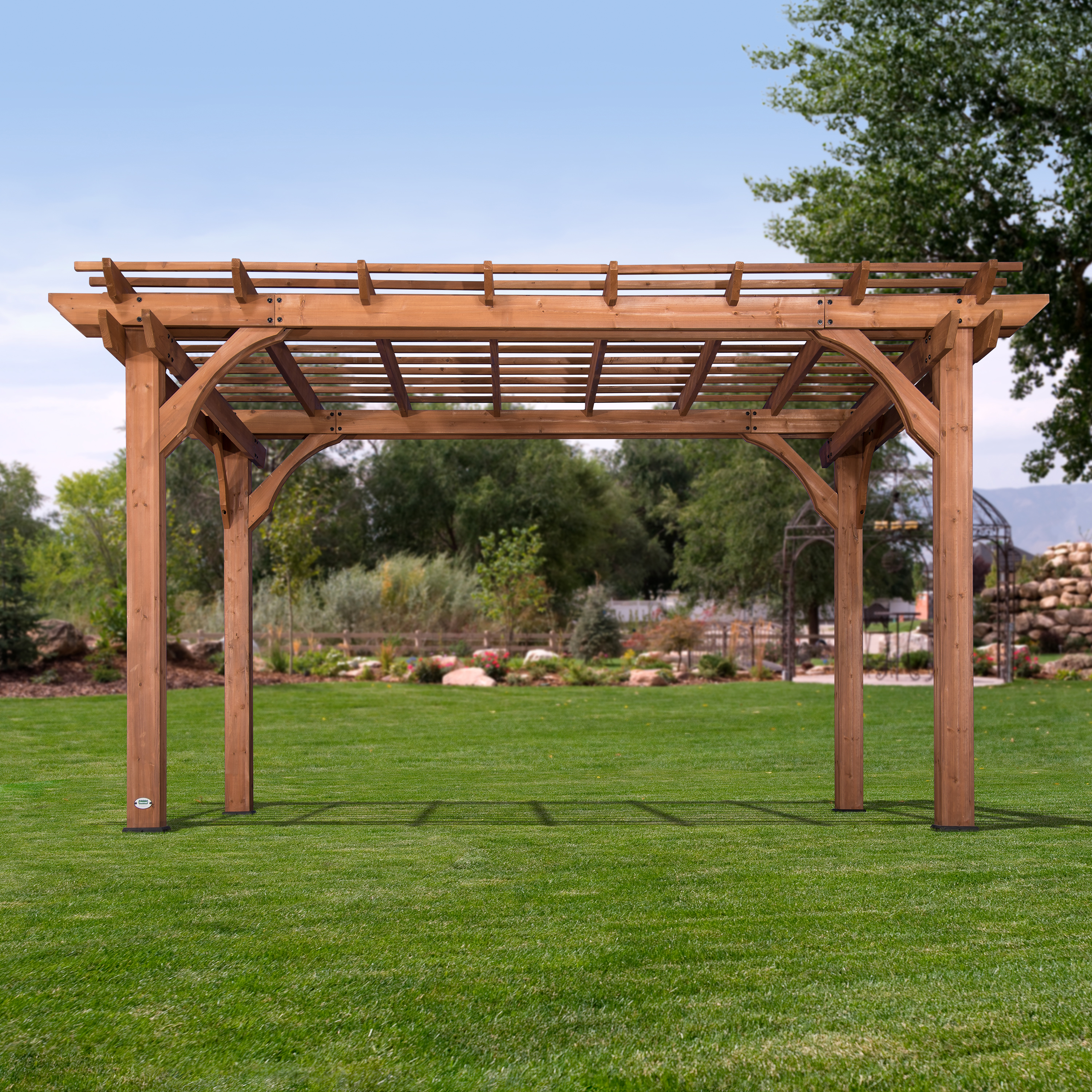 Backyard Discovery Pergola en bois 305 x 427 cm