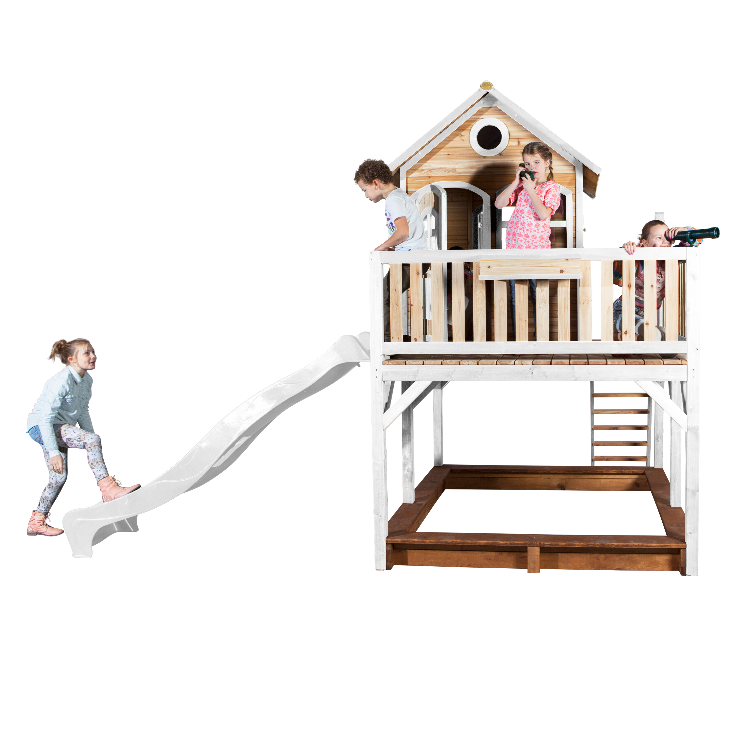 AXI Liam Playhouse Brown/White - White Slide
