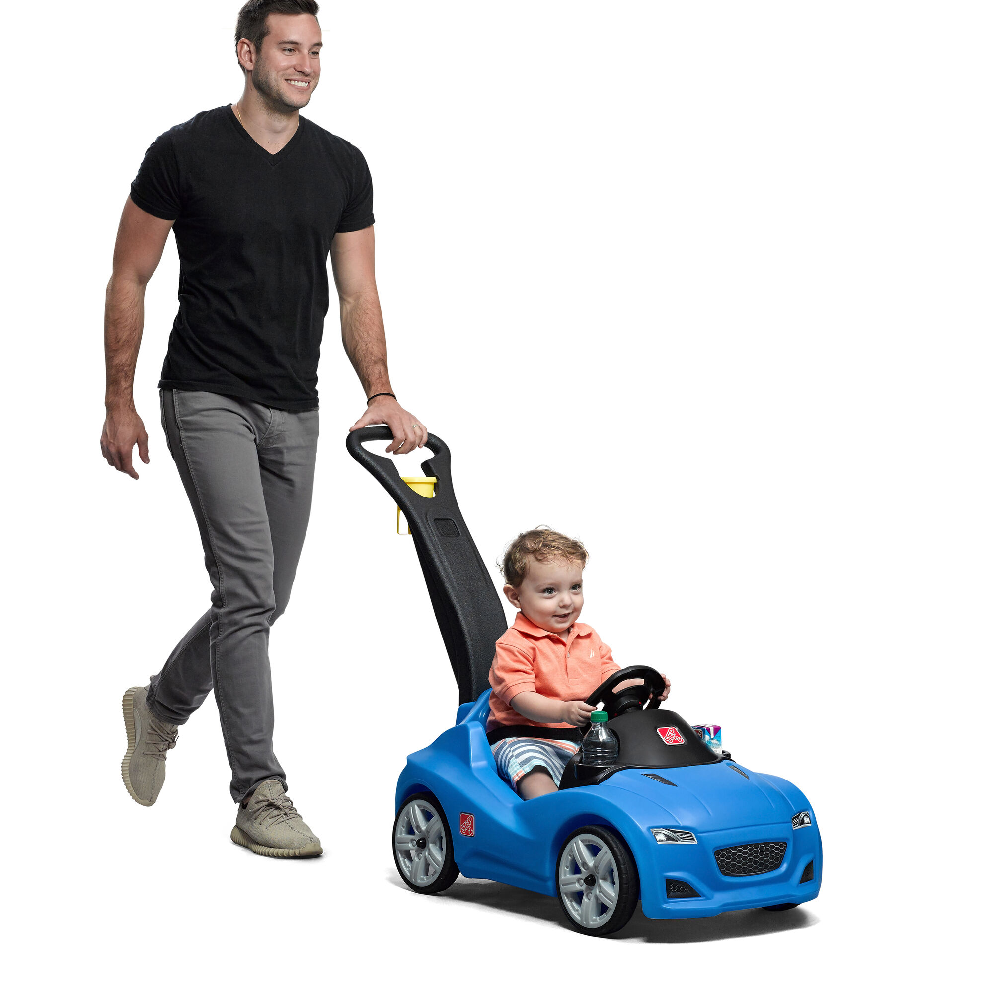 Step2 Push Whisper Porteur voiture Bleu