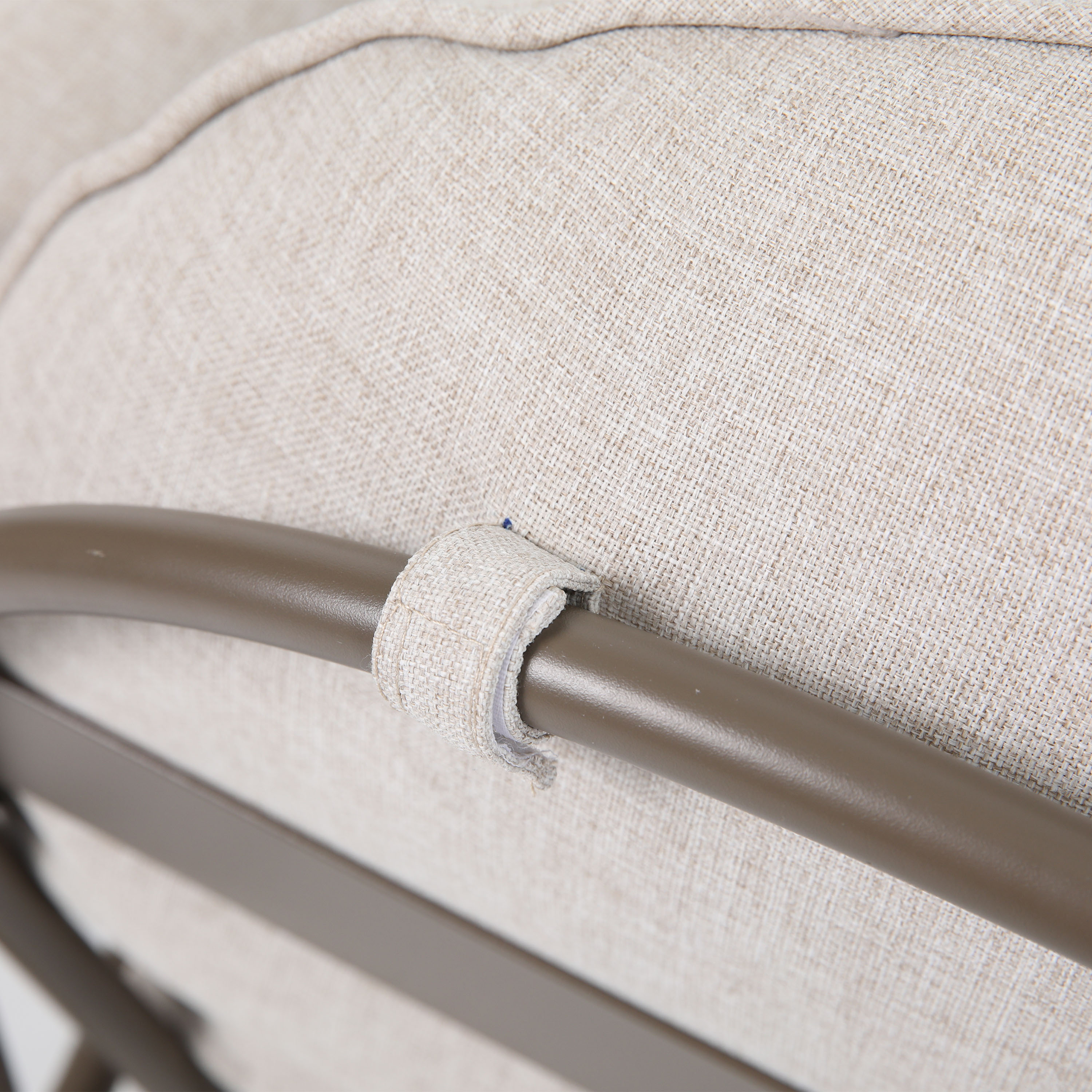 AXI Ziva Lounge Set with table & 2 chairs – Taupe/Beige