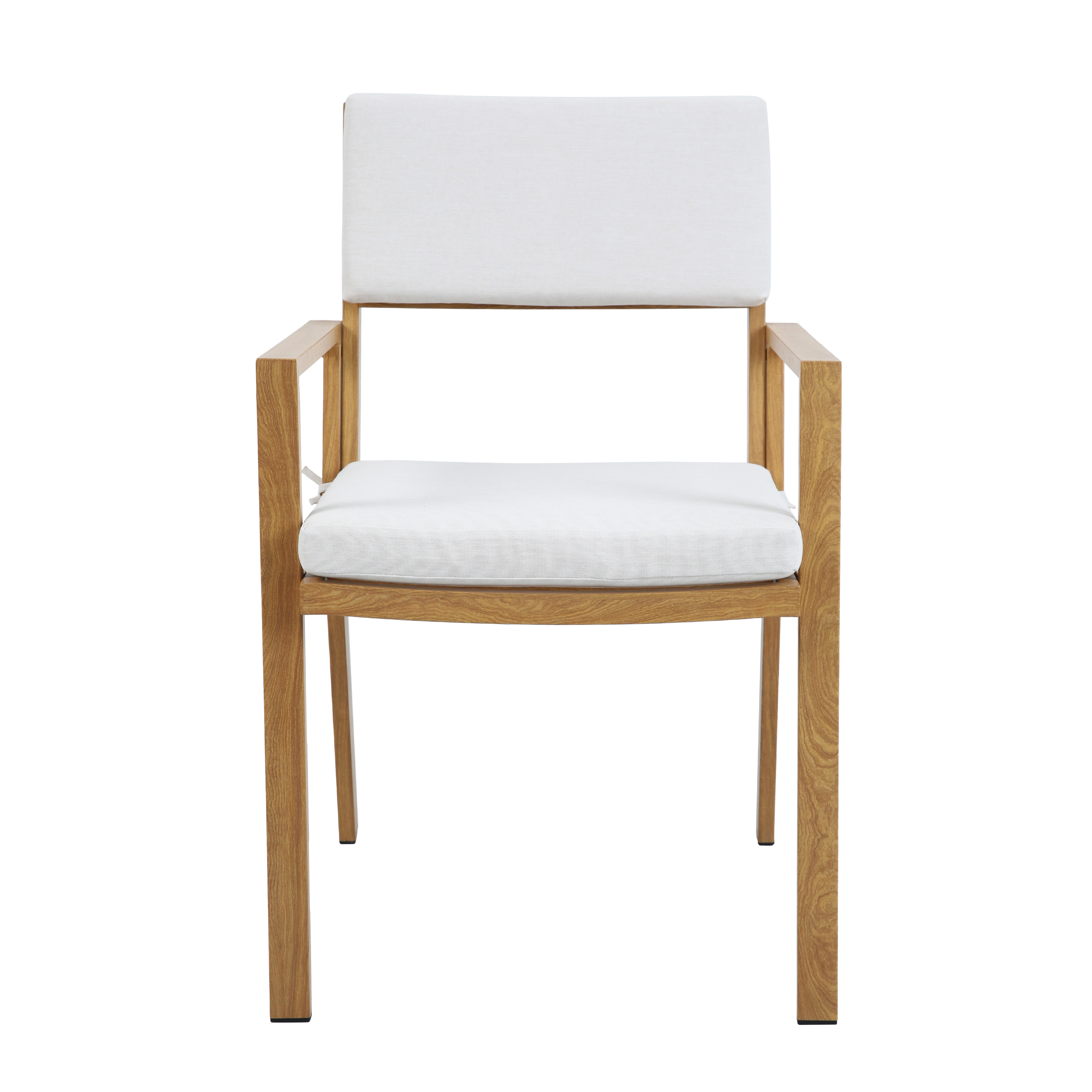 AXI Jada Salon de jardin avec 6 chaises, Aspect Bois/beige