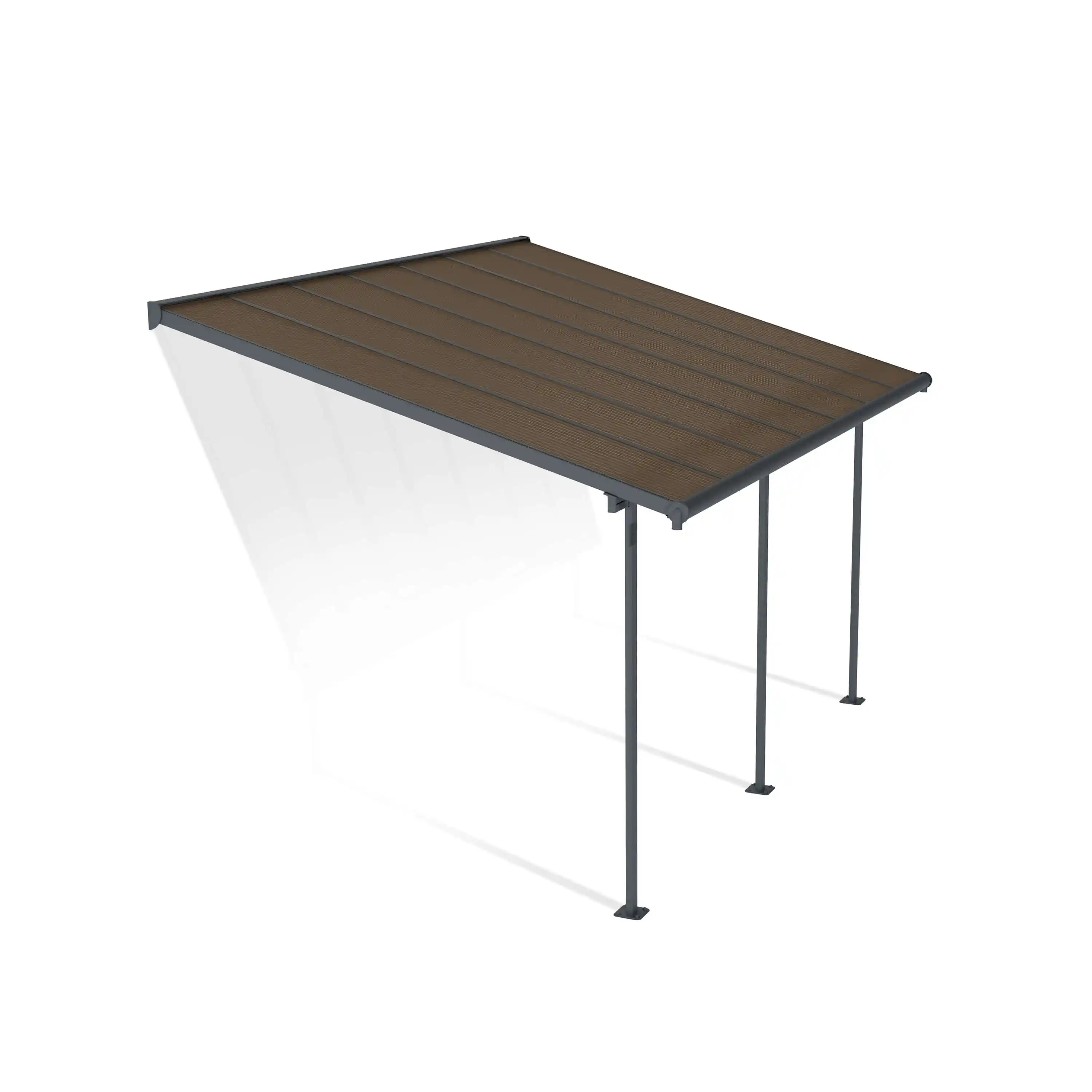 Canopia Capri 434X295X299 cm Terrasoverkapping Donkergrijs Brons