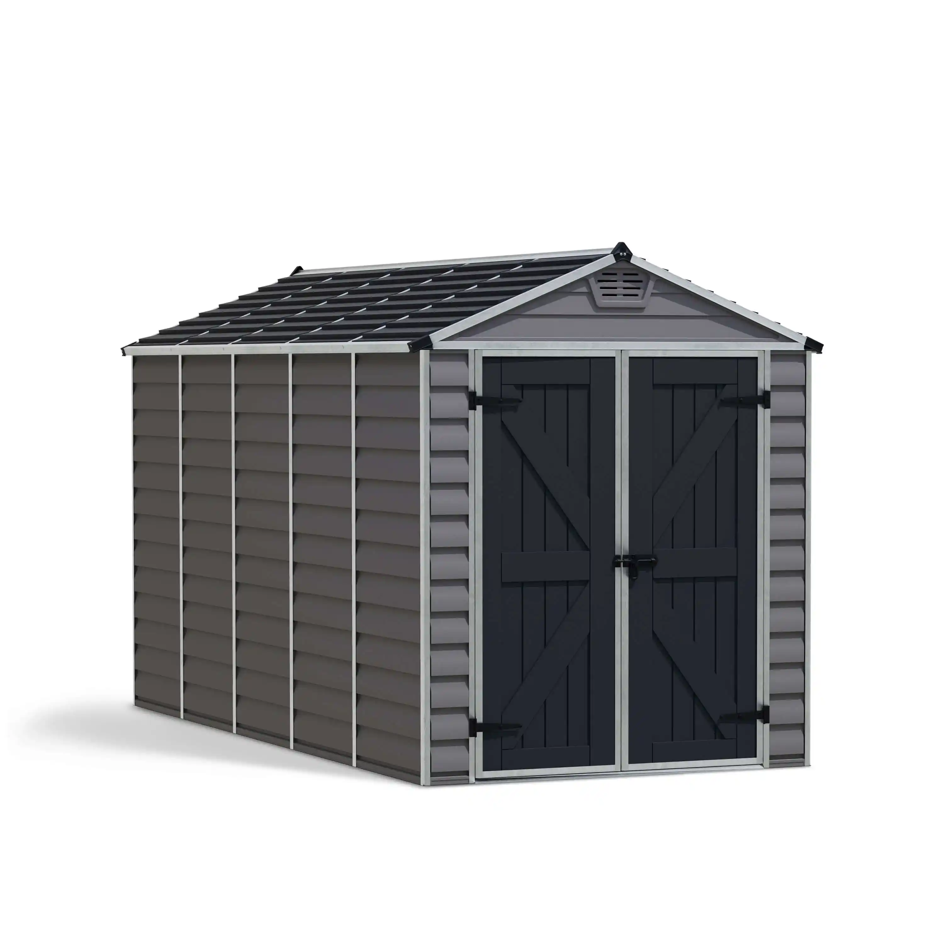 Canopia Skylight 378X185X217 cm Openlucht schuur voor tuin Donkergrijs Deco-7290108137170 Canopia Skylight 378X185X217 cm Openlucht schuur voor tuin Donkergrijs Deco