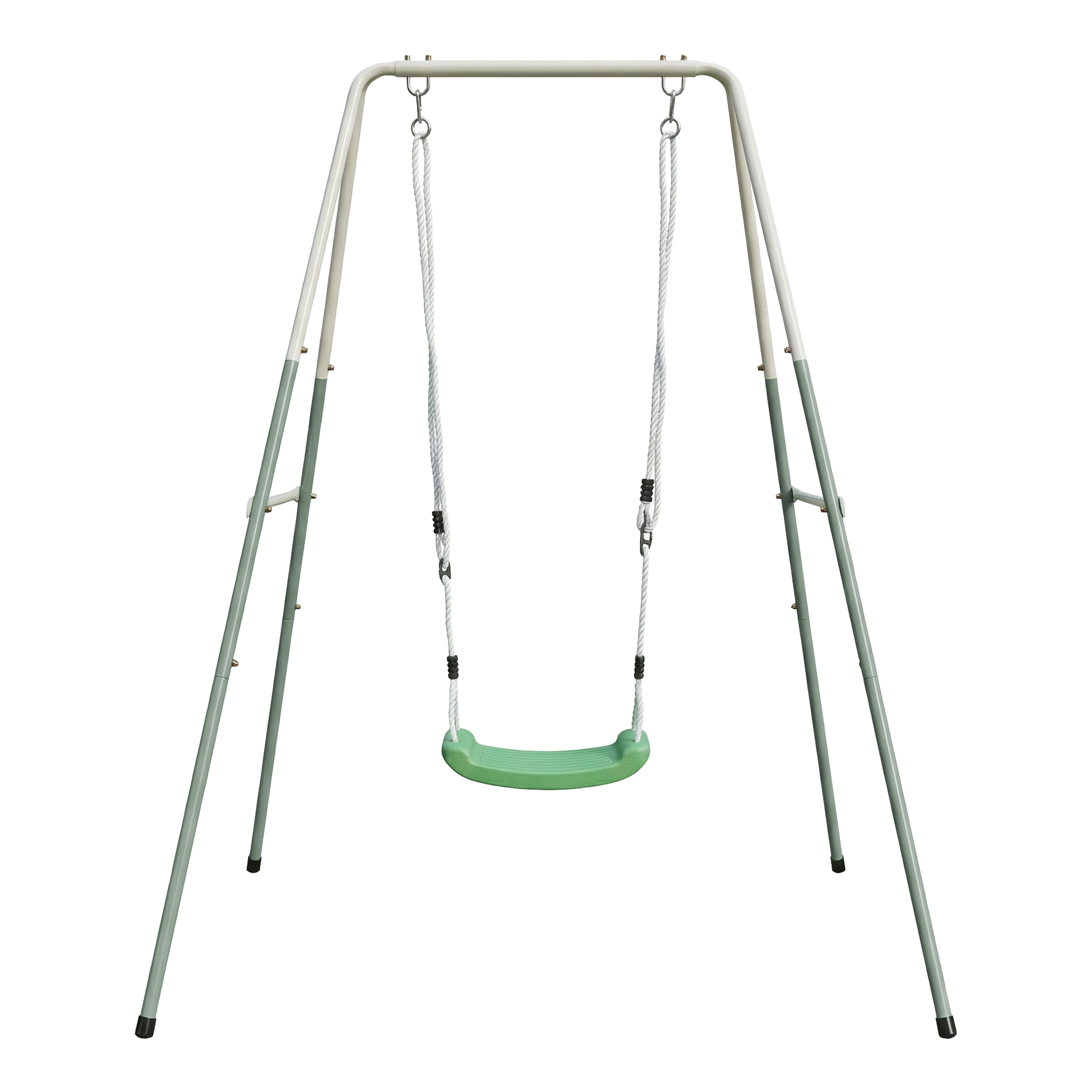 AXI Metal 2 in 1 Grow with me Swing with Baby Seat and Swing Seat - Green/Cream
