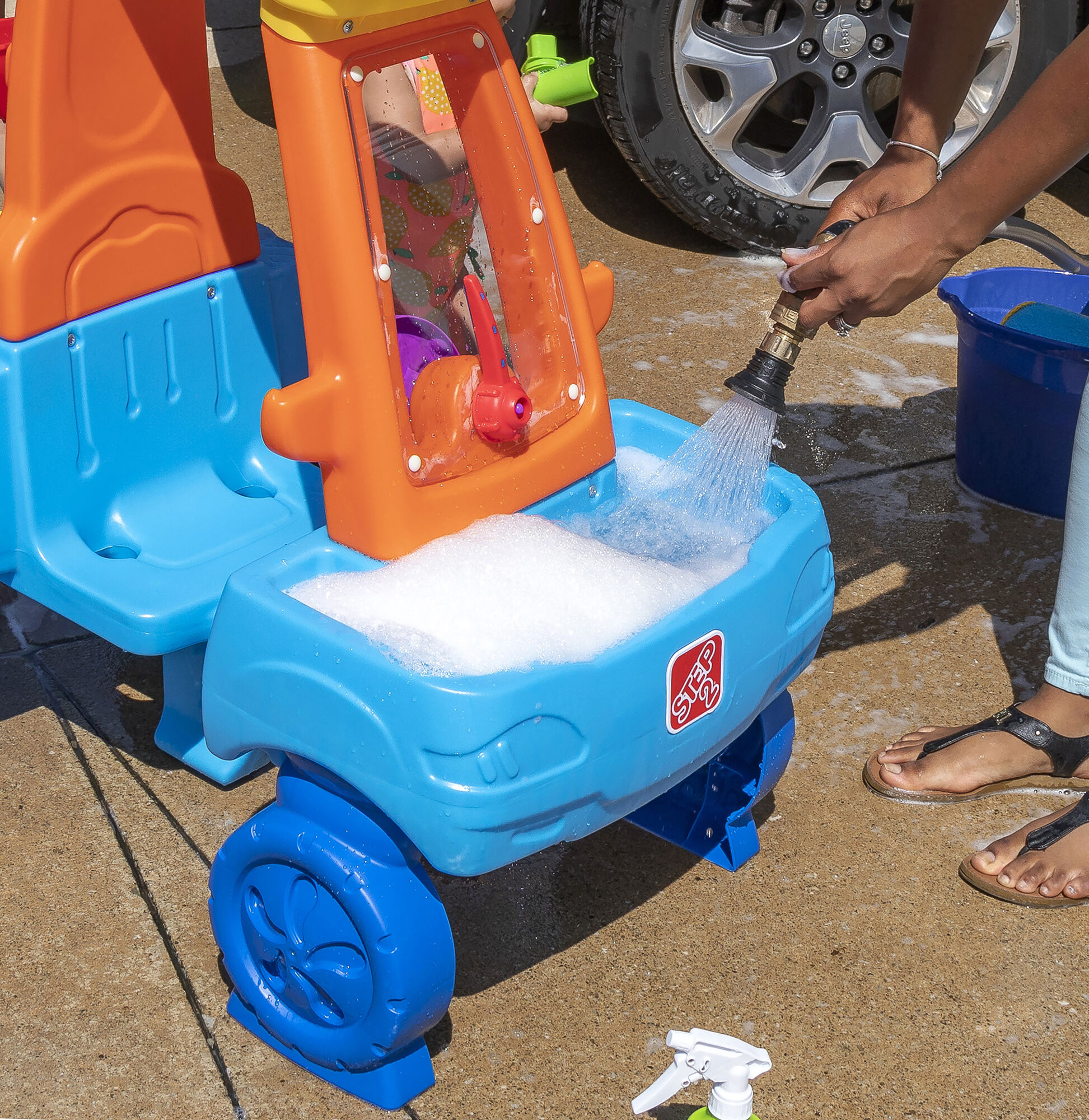 Step2 Car Wash Splash Center Porteur 