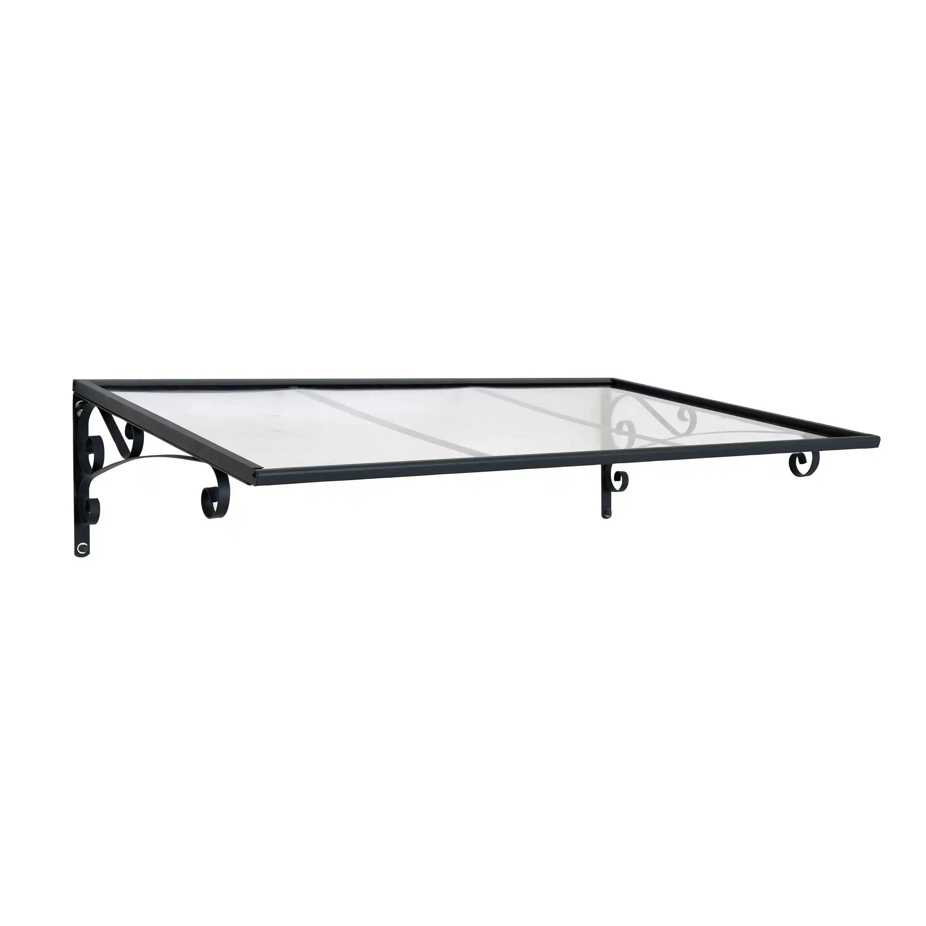 Canopia Venus Deur en Veranda Luifel 135X88X35 cm Donkergrijs Helder
