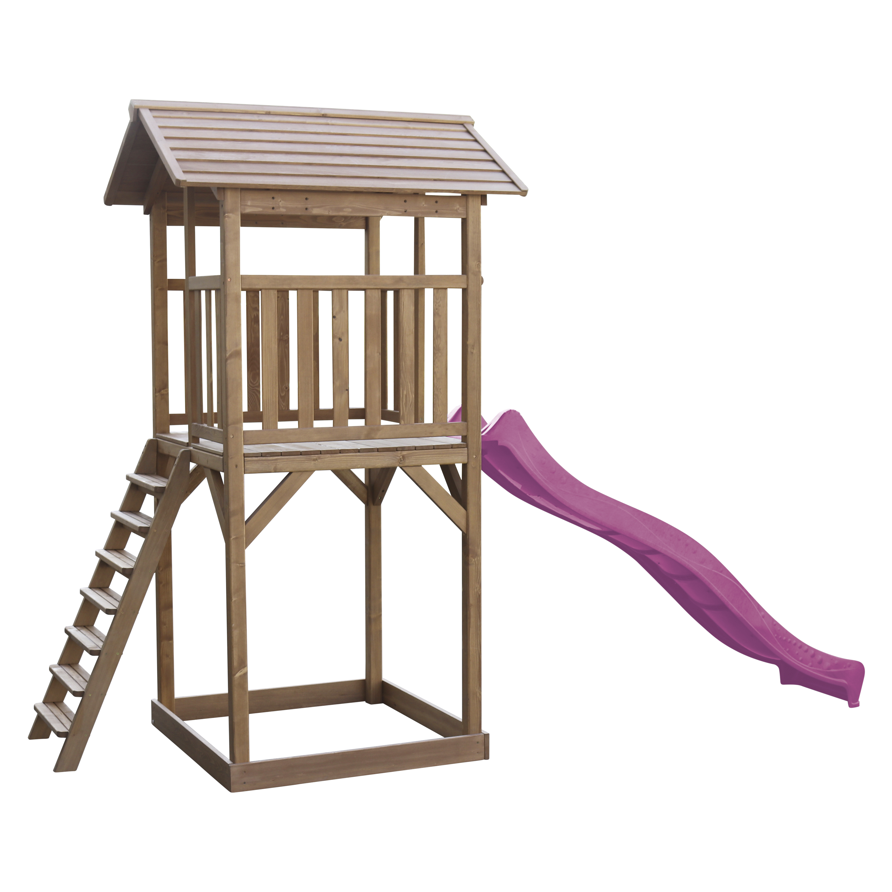 AXI Beach Tower Brown - Purple Slide-8720365061707 AXI Beach Tower Brown - Purple Slide