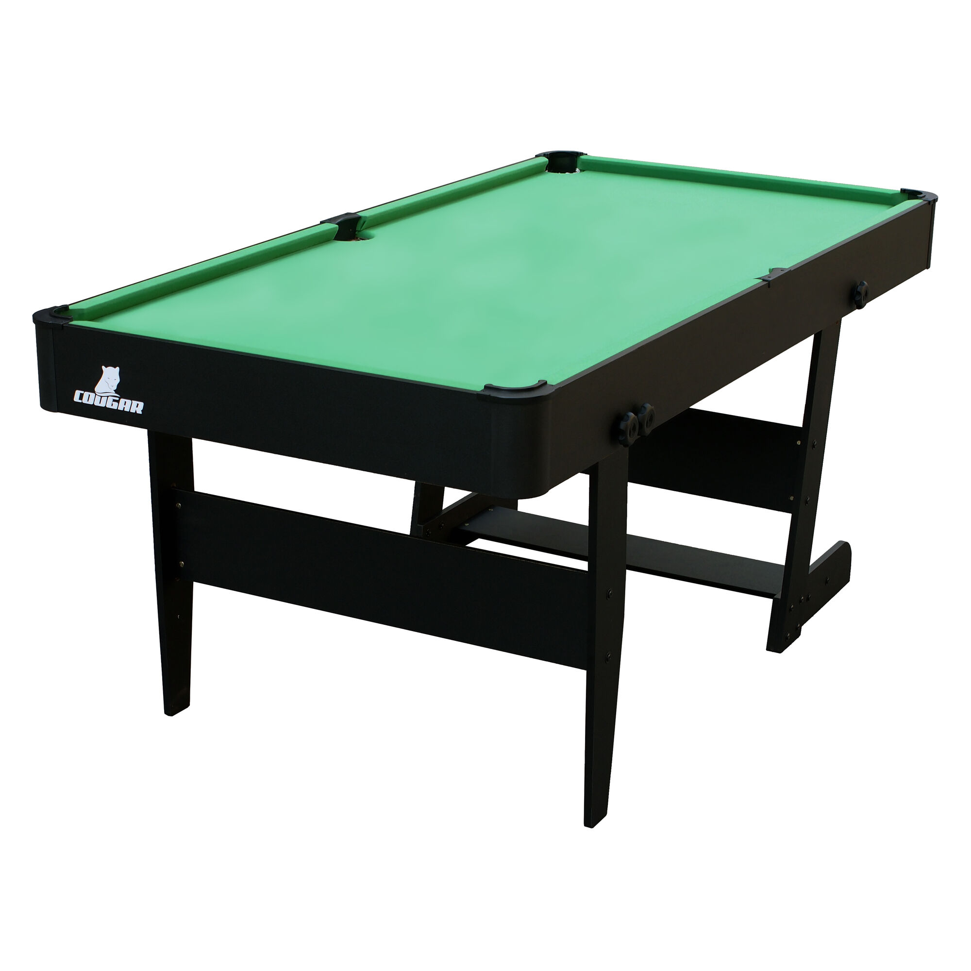 Cougar Hustle XL Table de Billard pliable Noire/Grise