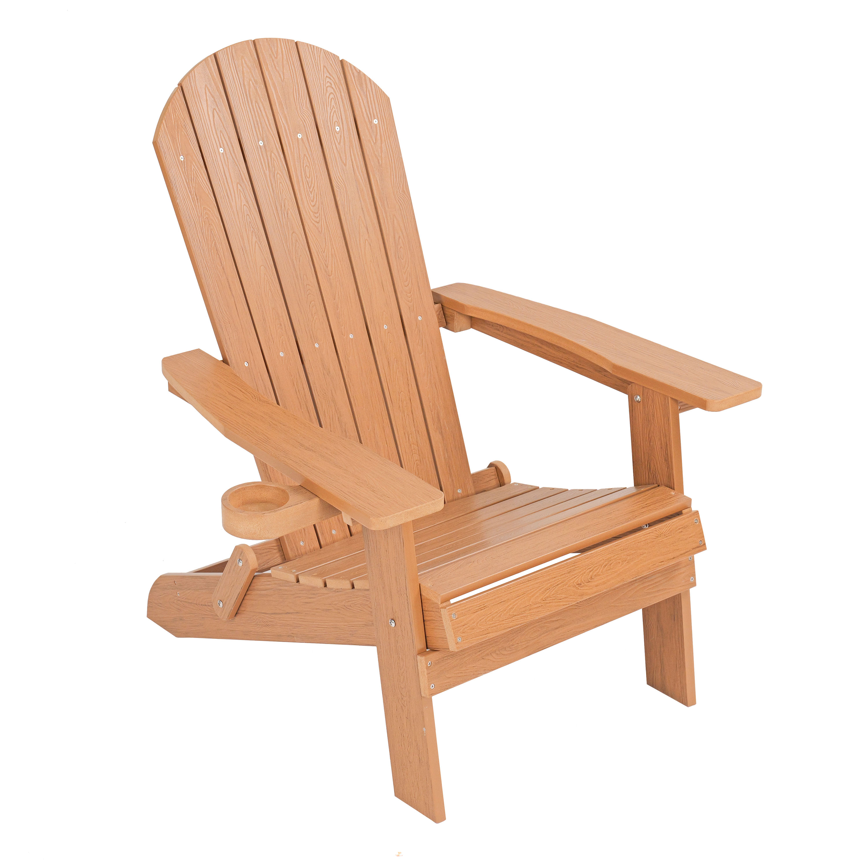 AXI Claire Folding Adirondack Chair Plastic Brown