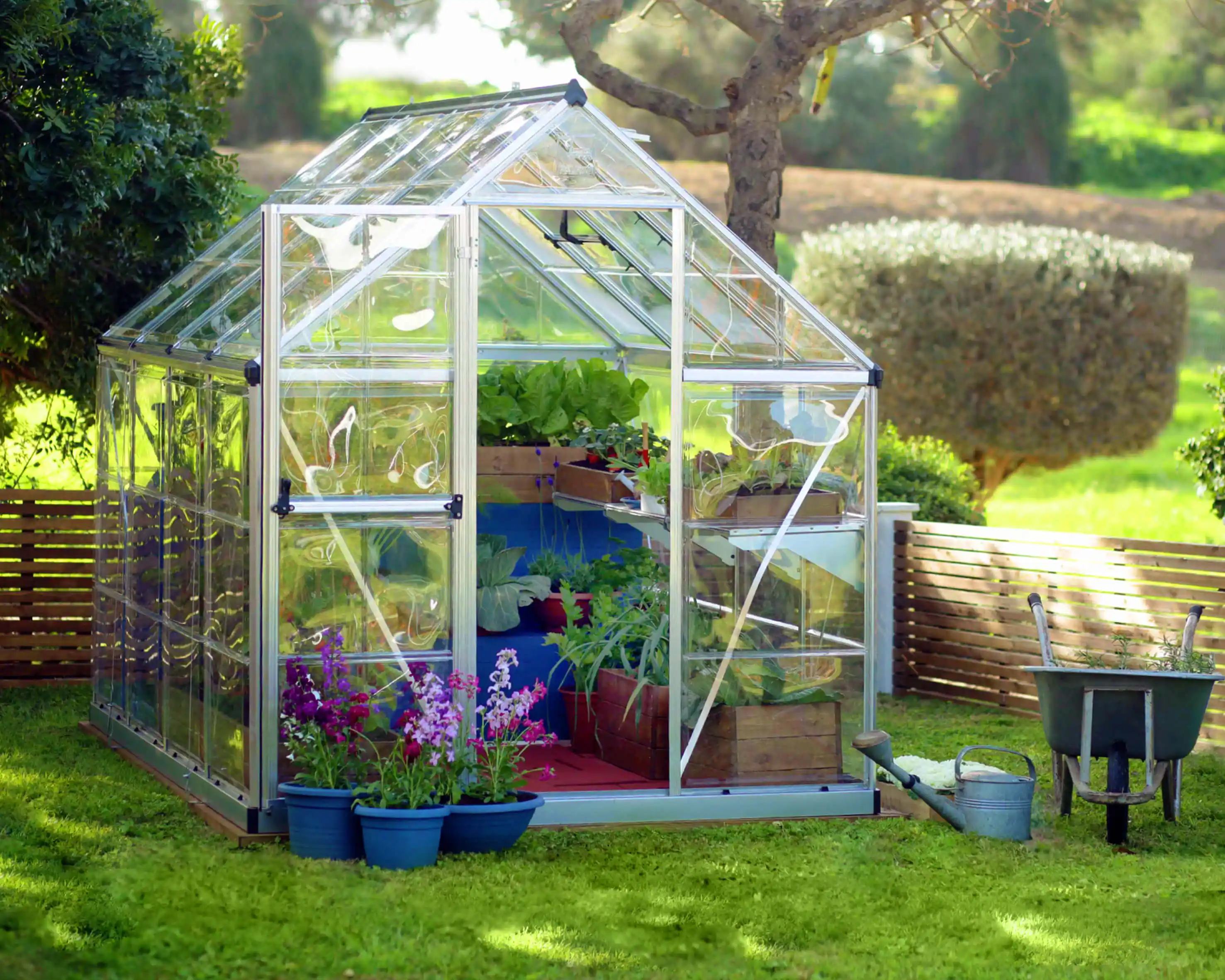 Canopia Harmony 247X185X208 cm Tuinkas Zilver Helder-7290103110581 Canopia Harmony 247X185X208 cm Tuinkas Zilver Helder