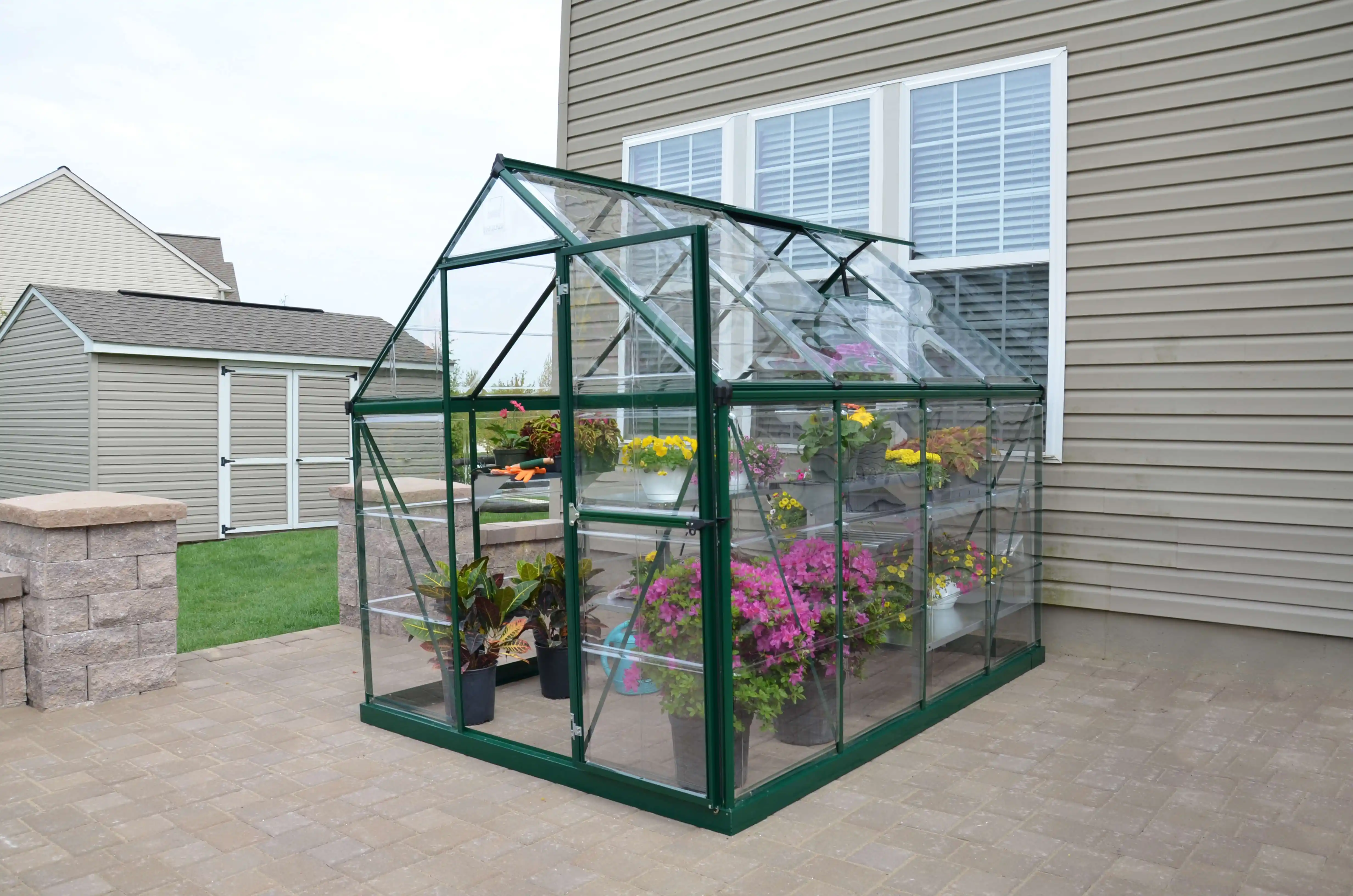 Canopia Harmony 247X185X208 cm Serre de jardin Verte transparente