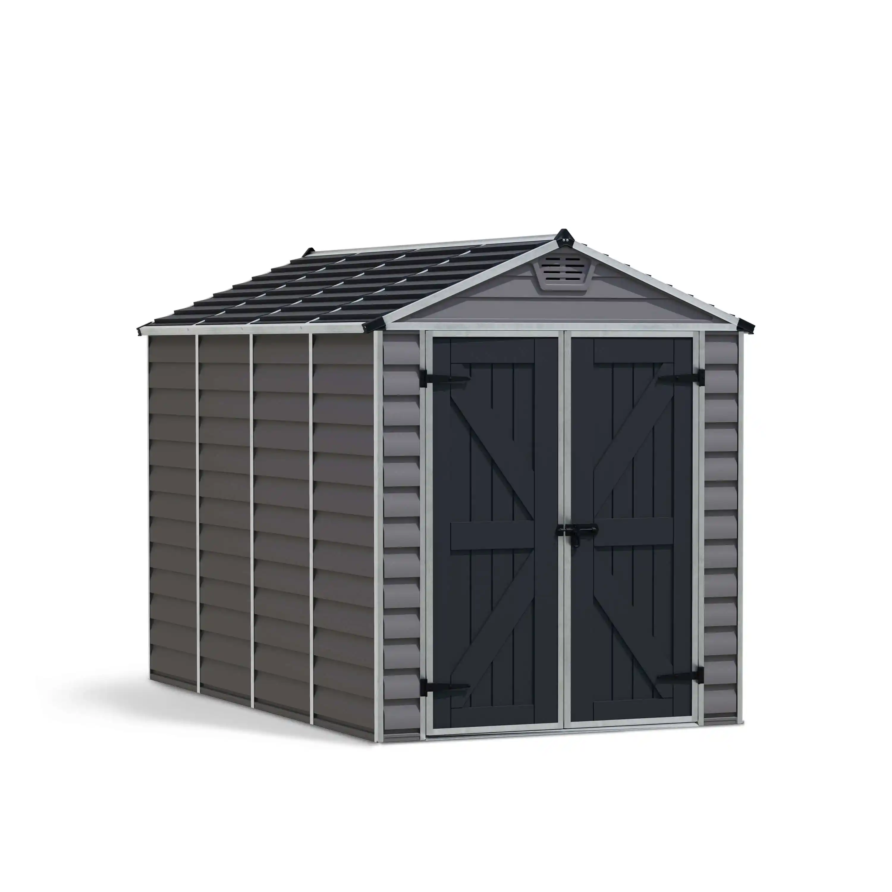 Canopia Skylight 303X185X217 cm Openlucht schuur voor tuin Donkergrijs Deco-7290108133950 Canopia Skylight 303X185X217 cm Openlucht schuur voor tuin Donkergrijs Deco