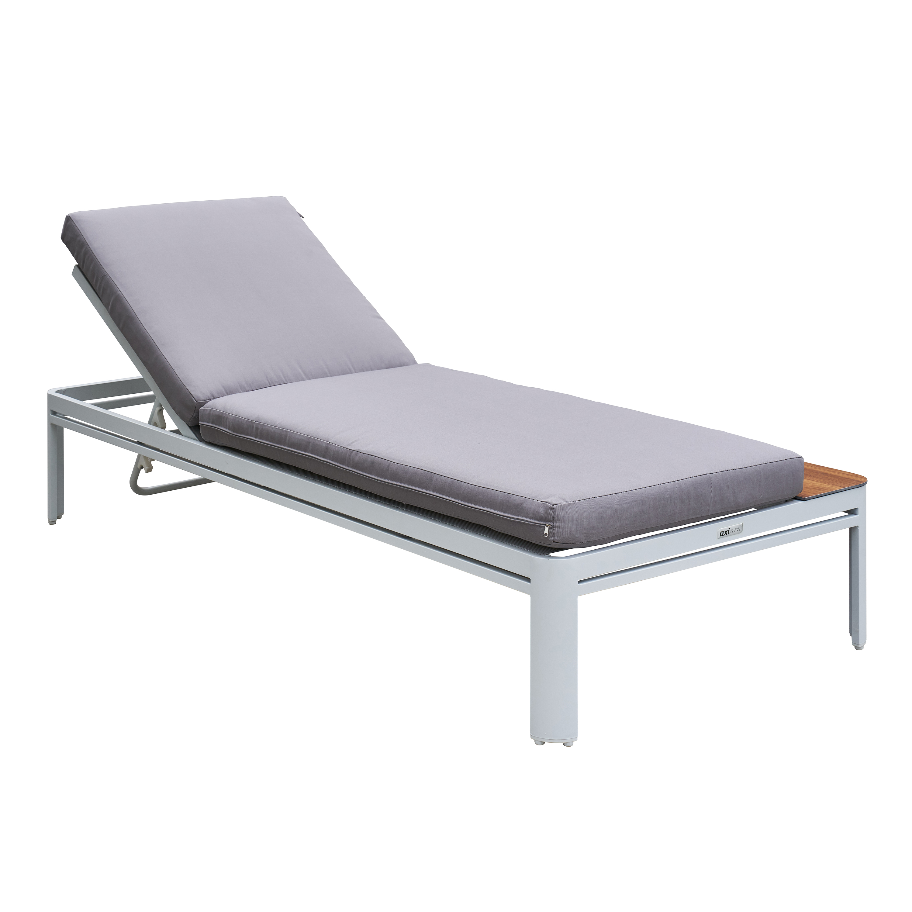 AXI Kira Lounger with table White/grey