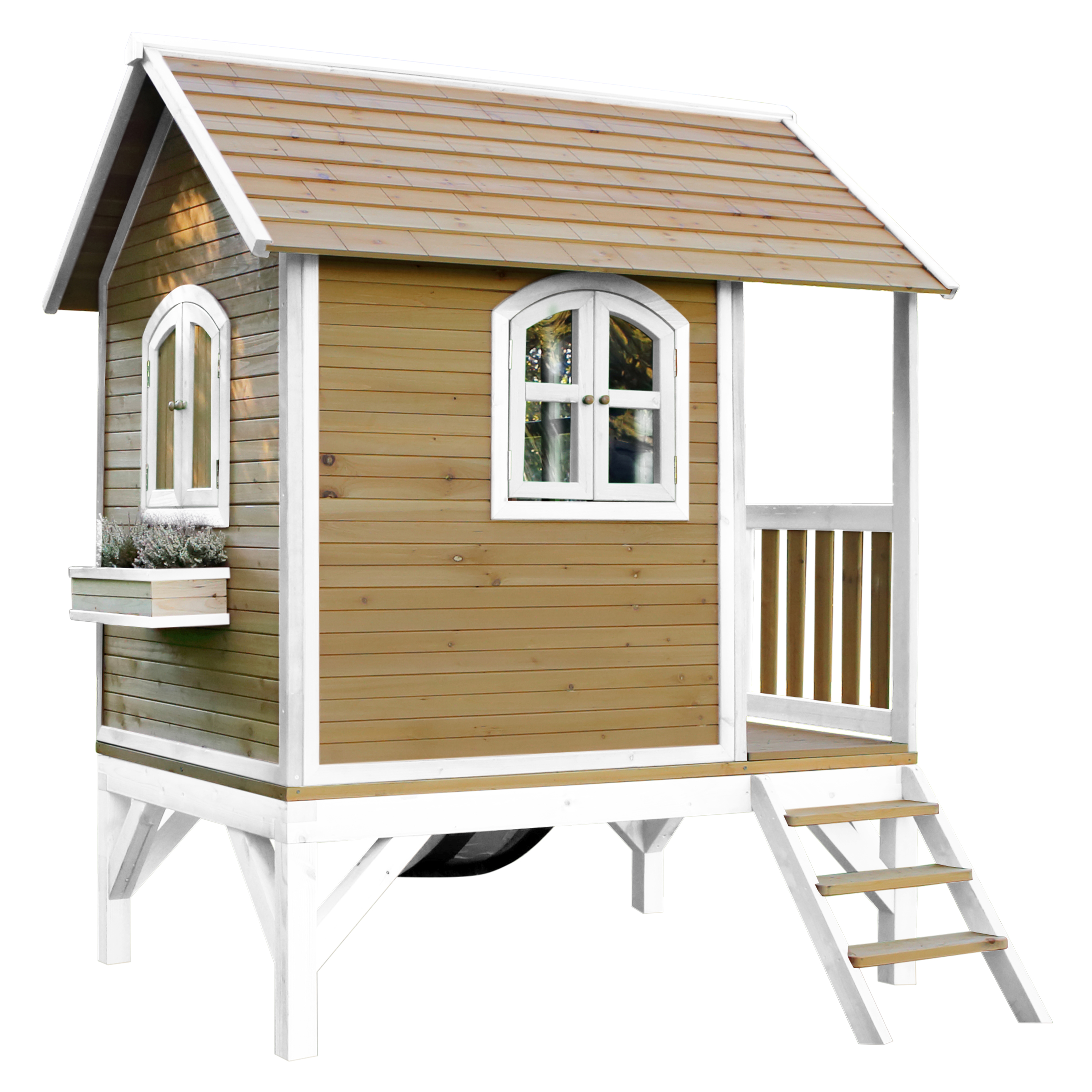 AXI Tom Playhouse Brown/White - White Slide