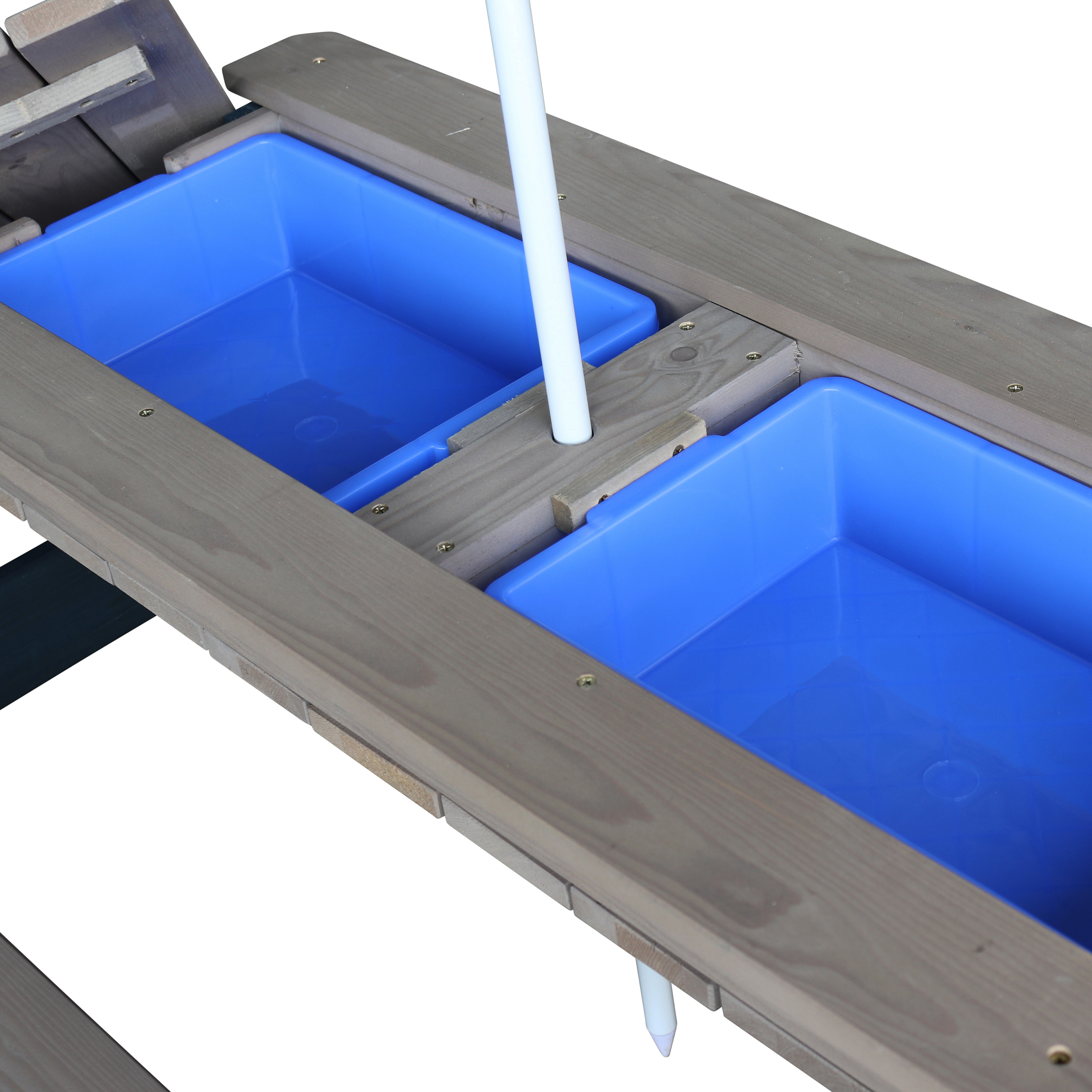 AXI Nick Sand & Water Picnic Table Anthracite/Grey with Umbrella