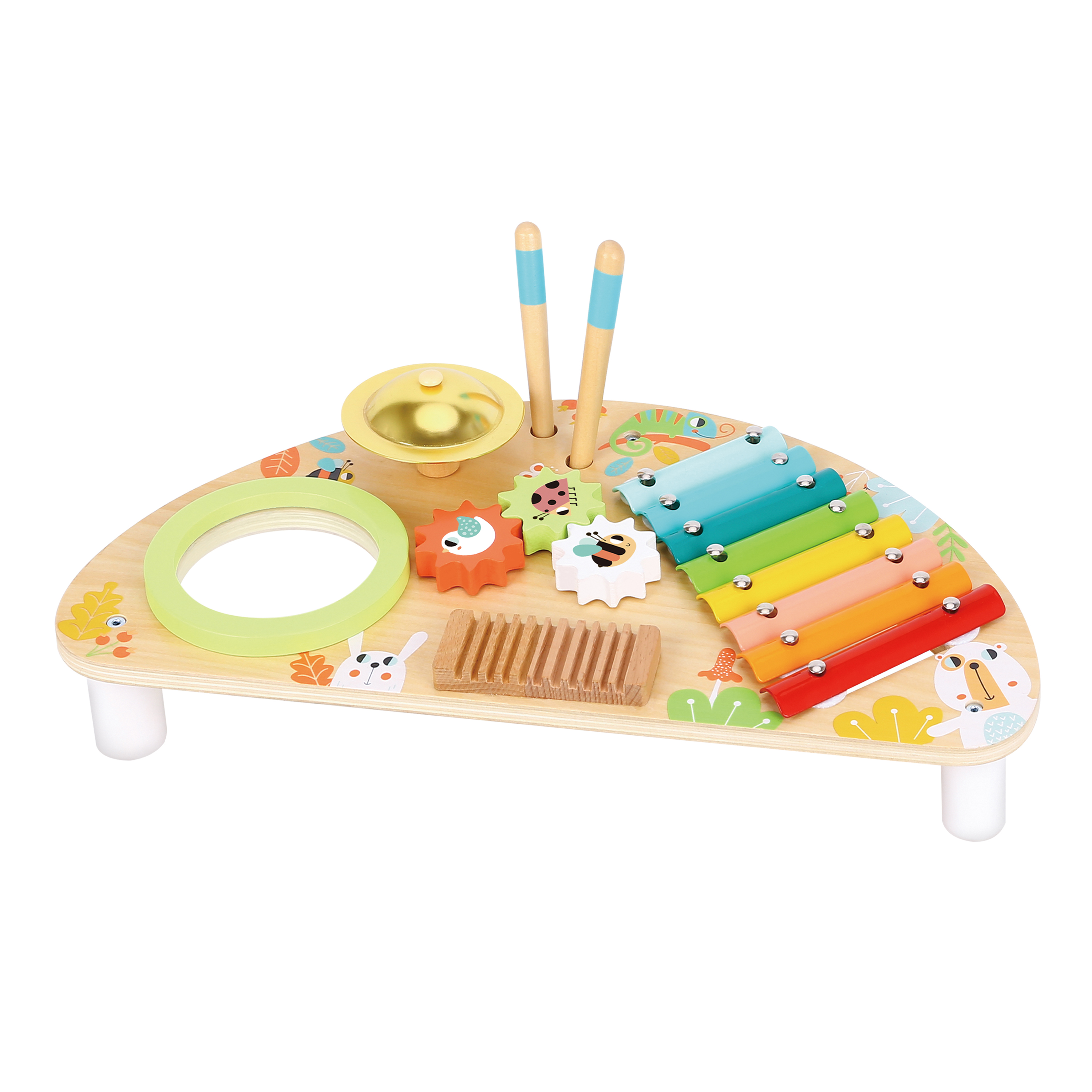 Tooky Toy Wooden Music Board with Xylophone