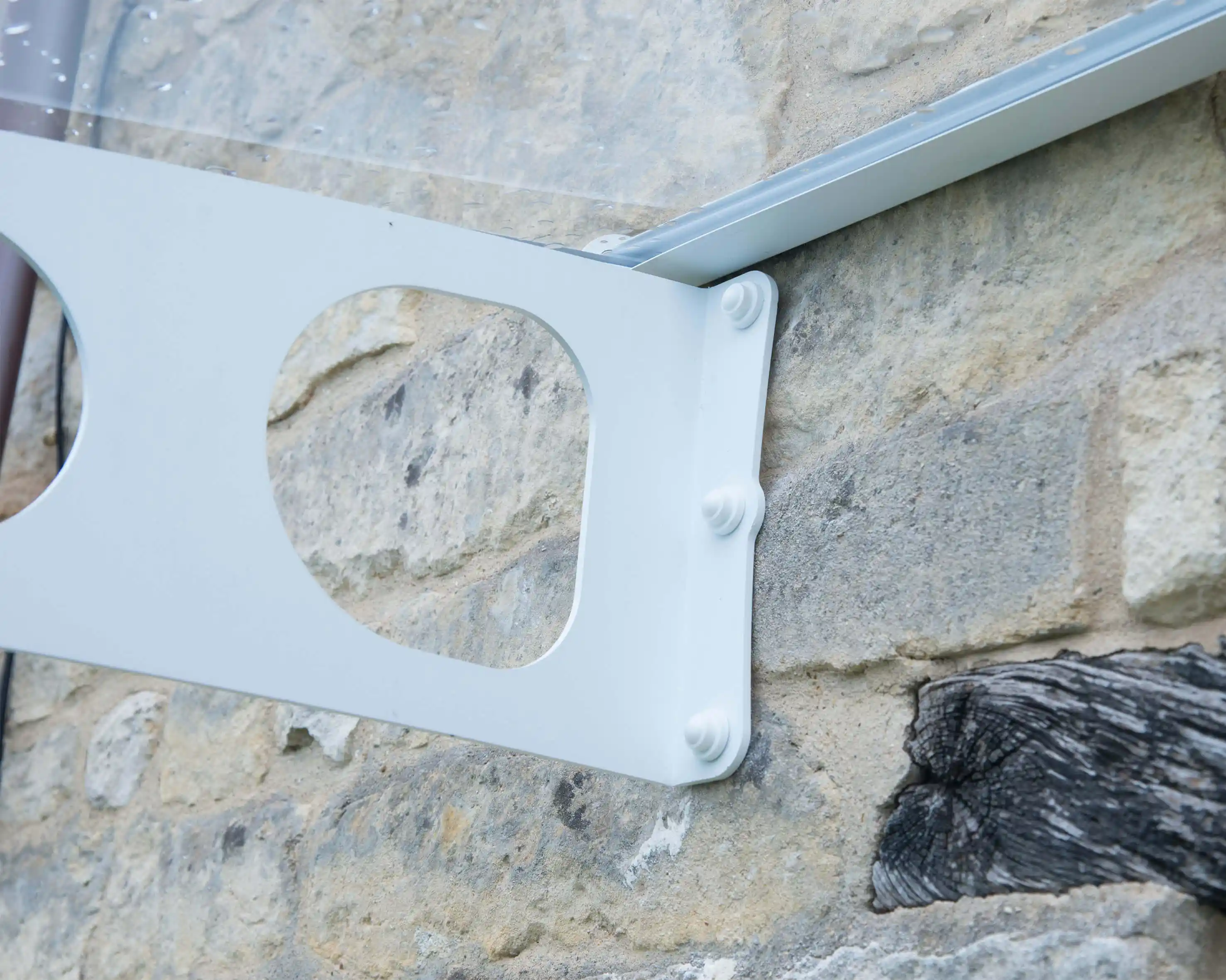 Canopia Bordeaux 670X140 cm Deur en Veranda Luifel Wit Helder