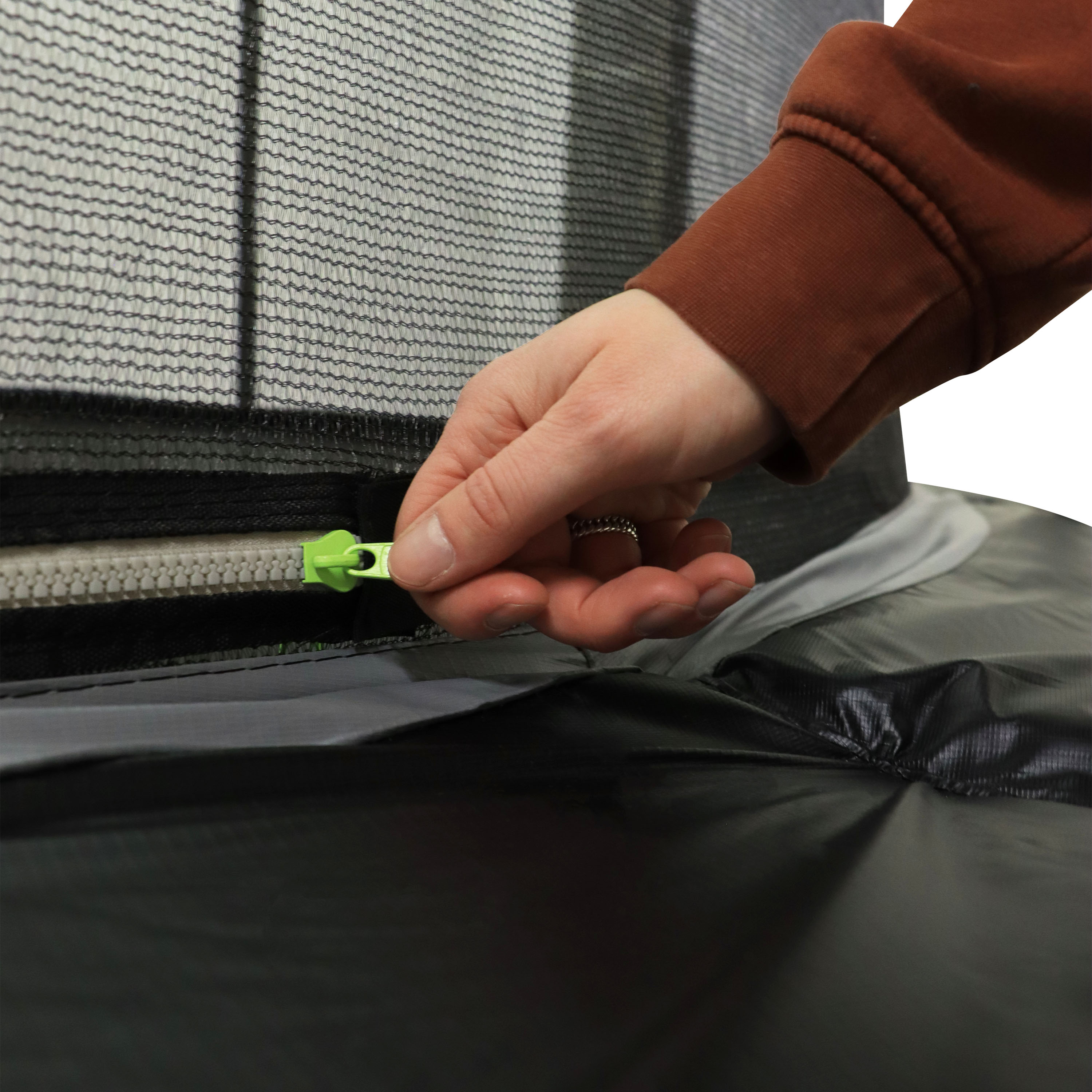 AXI Houston Trampoline Ø 305 cm with ladder – Onground – Black