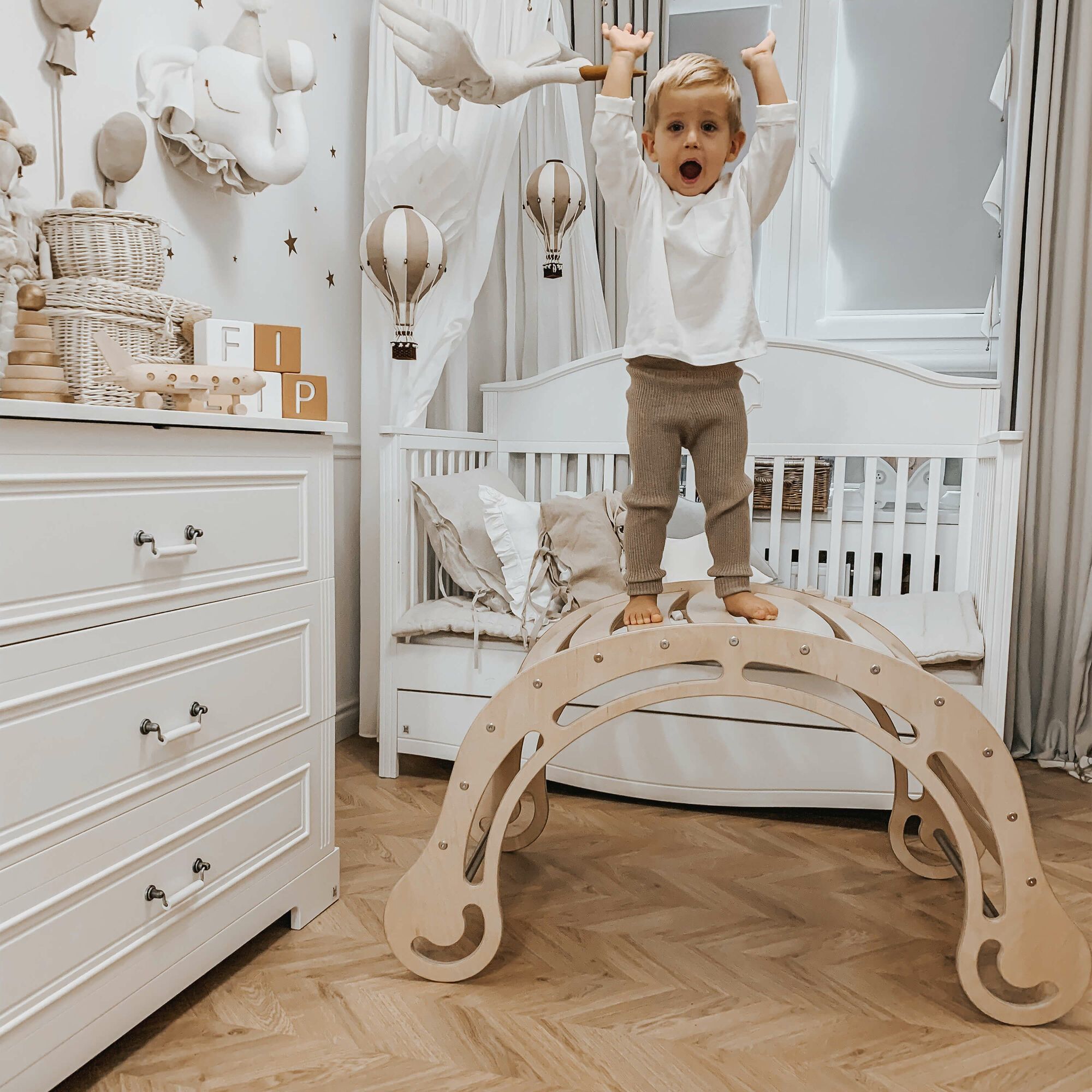 KateHaa Houten XXL Waldorf Rocker Naturel