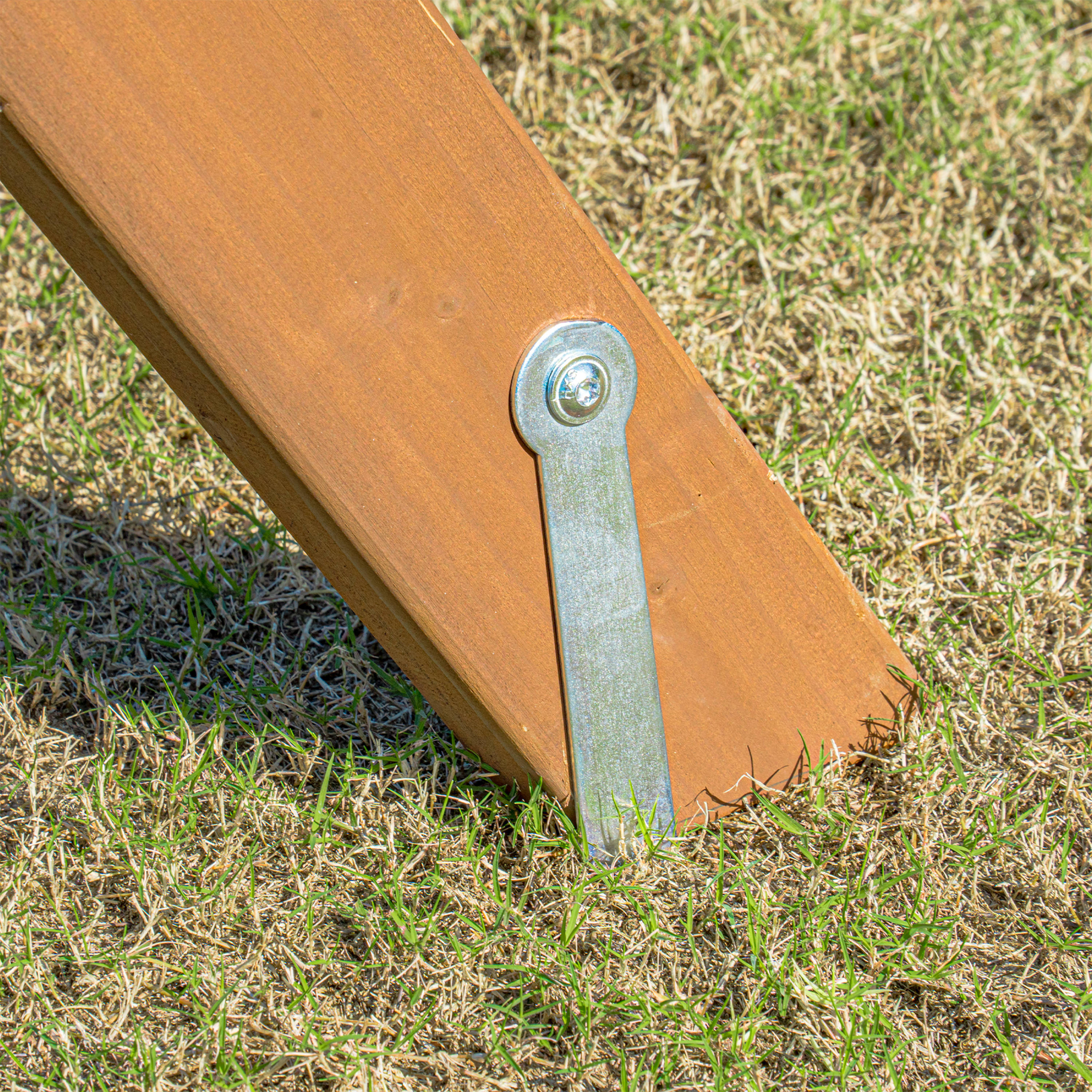 AXI Mia Climbing Frame with Double Swing Set – Blue Slide