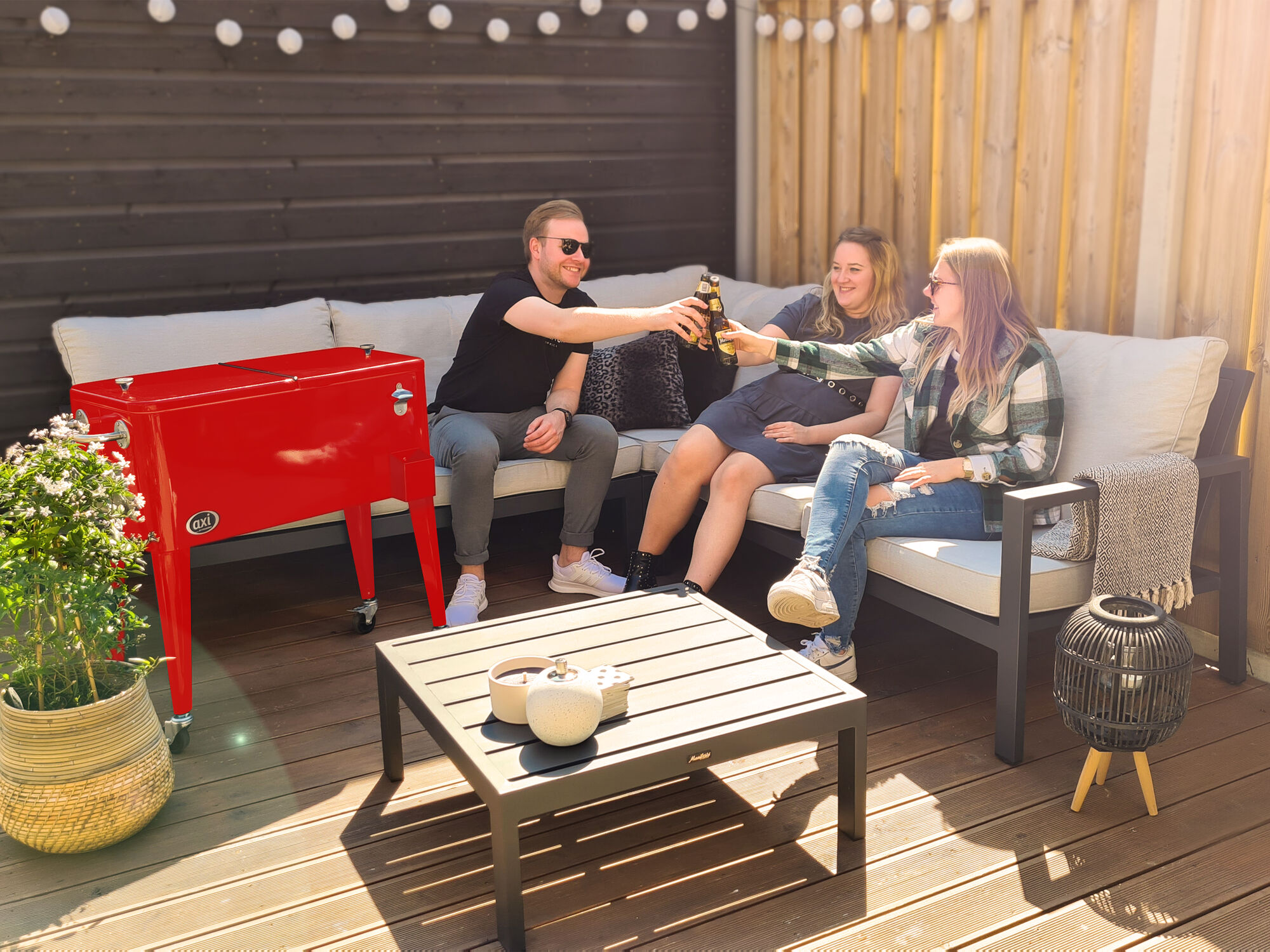 sfeerfoto AXI Retro Cooler Rood