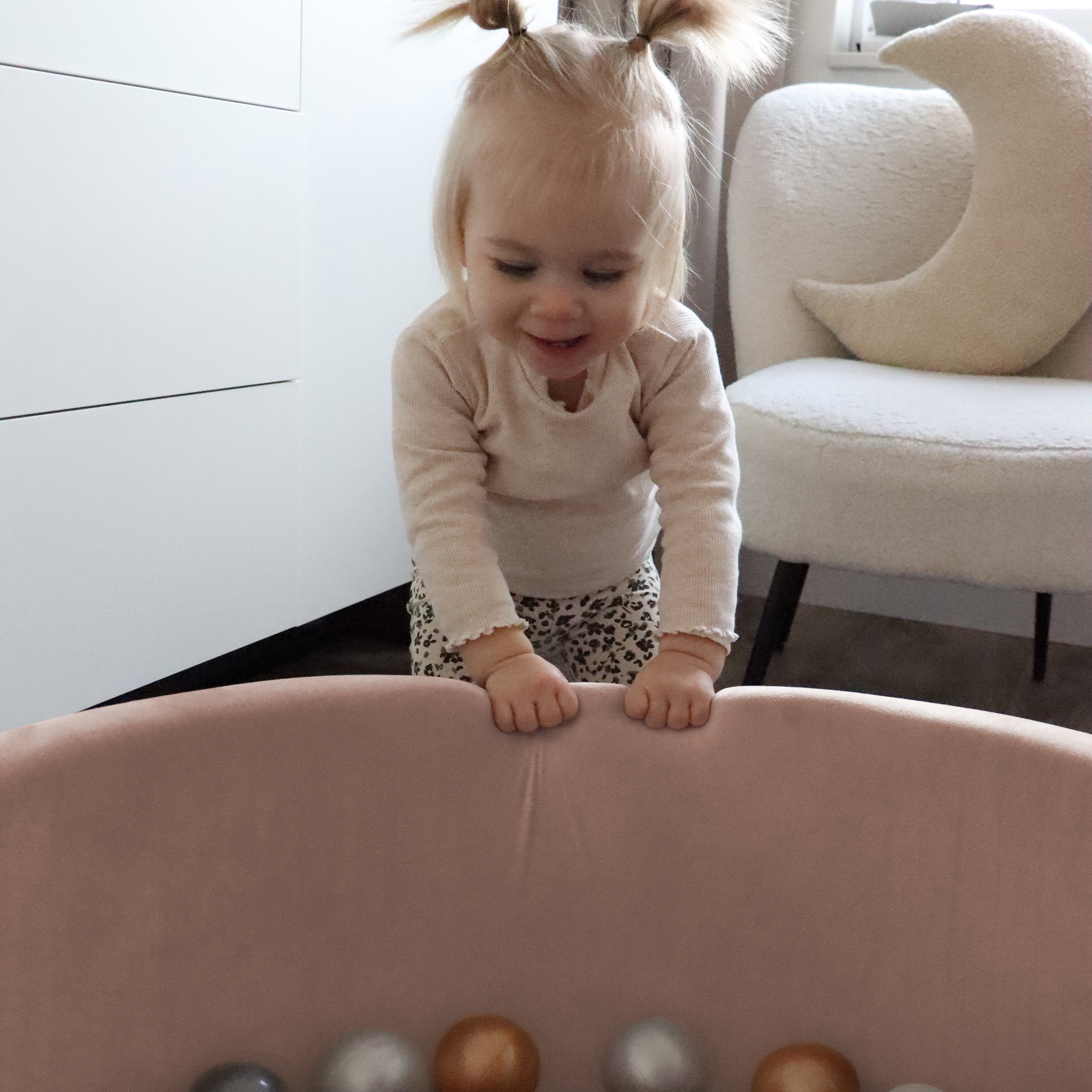 Sunny Boaz Ball Pit incl. 200 balls - Beige