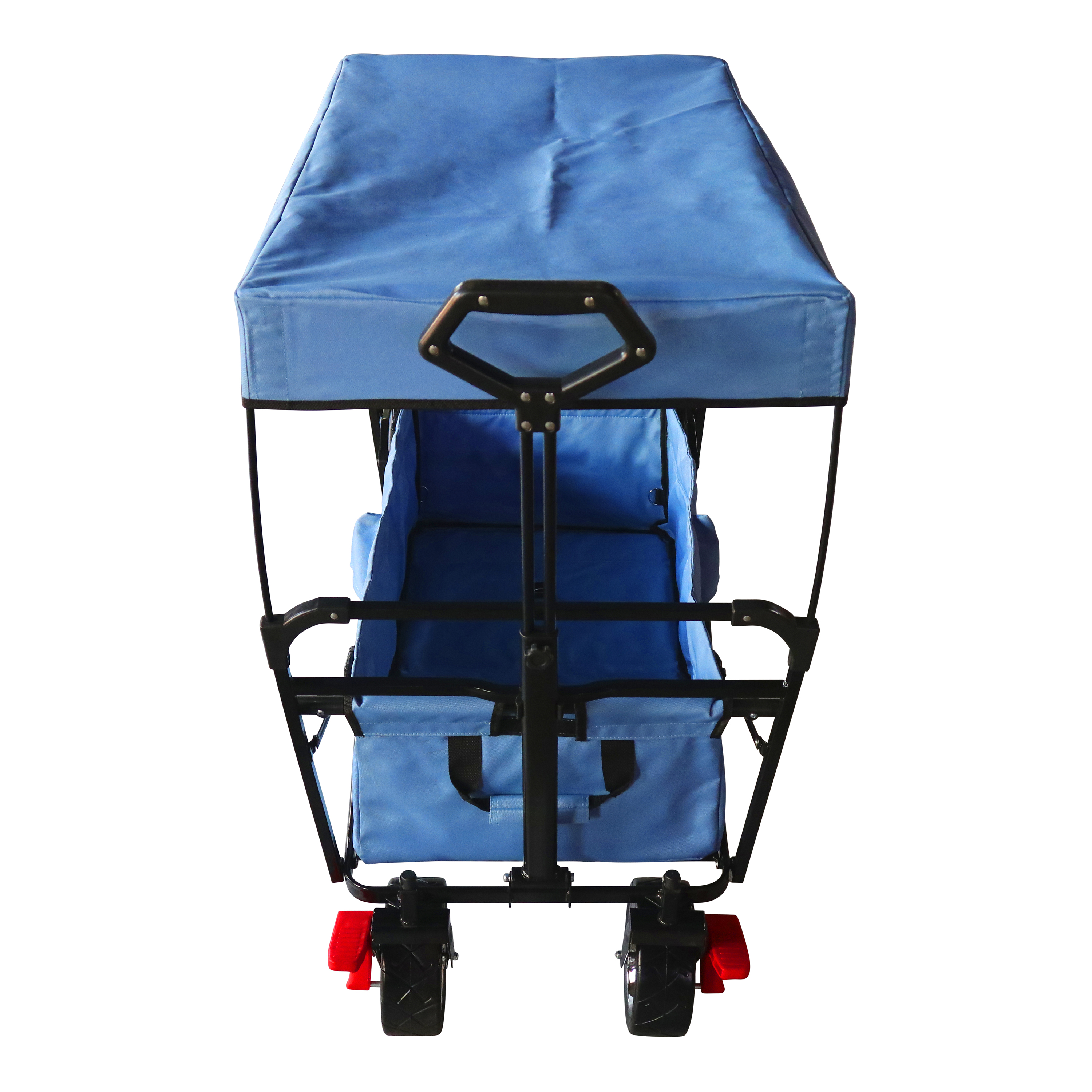 AXI AB210 Foldable Beach Wagon with roof. bag. brake. and handlebar - Blue
