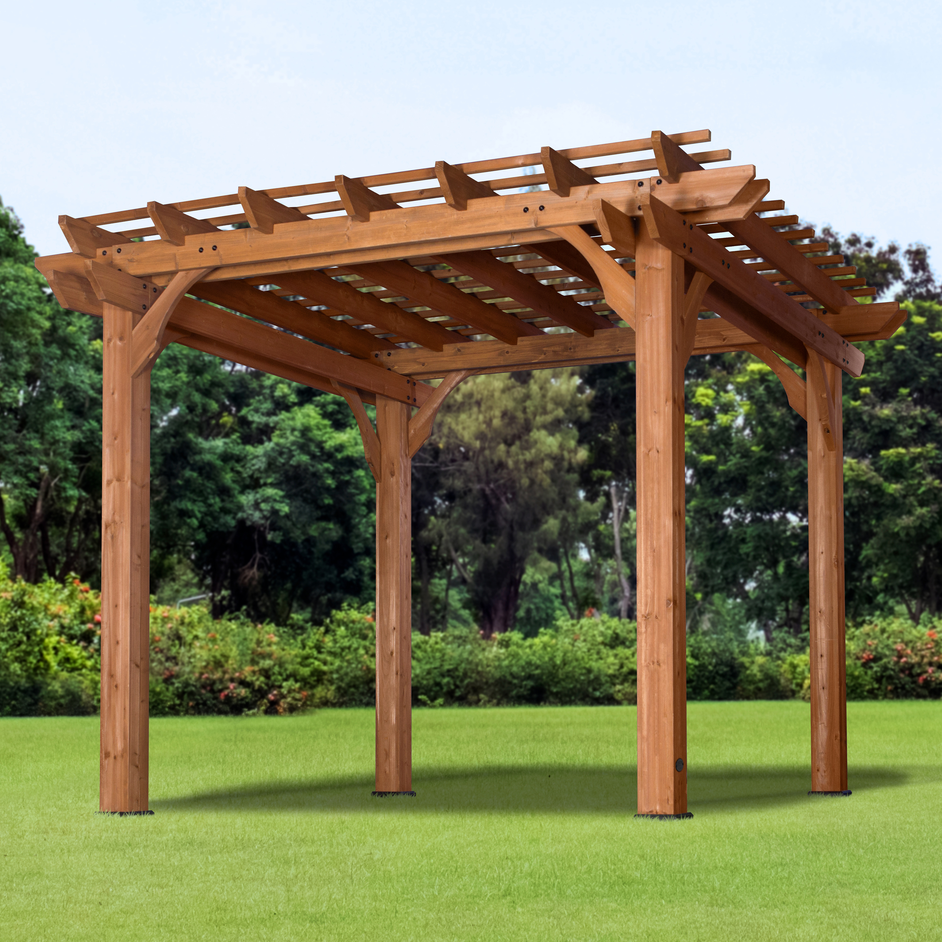 Backyard Discovery Pergola en bois 305 x 305 cm