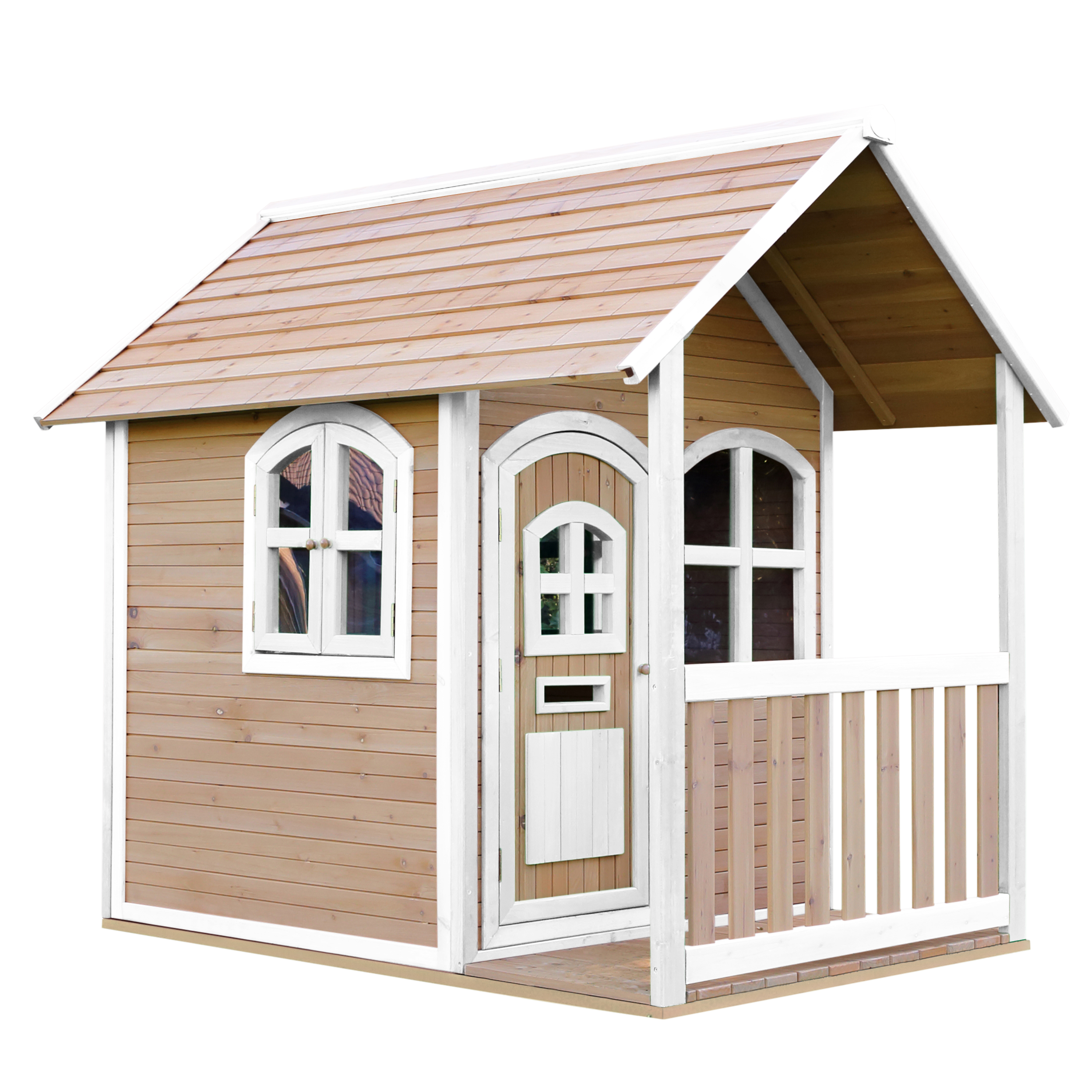 AXI Alex Maisonnette en bois Marron/Blanche
