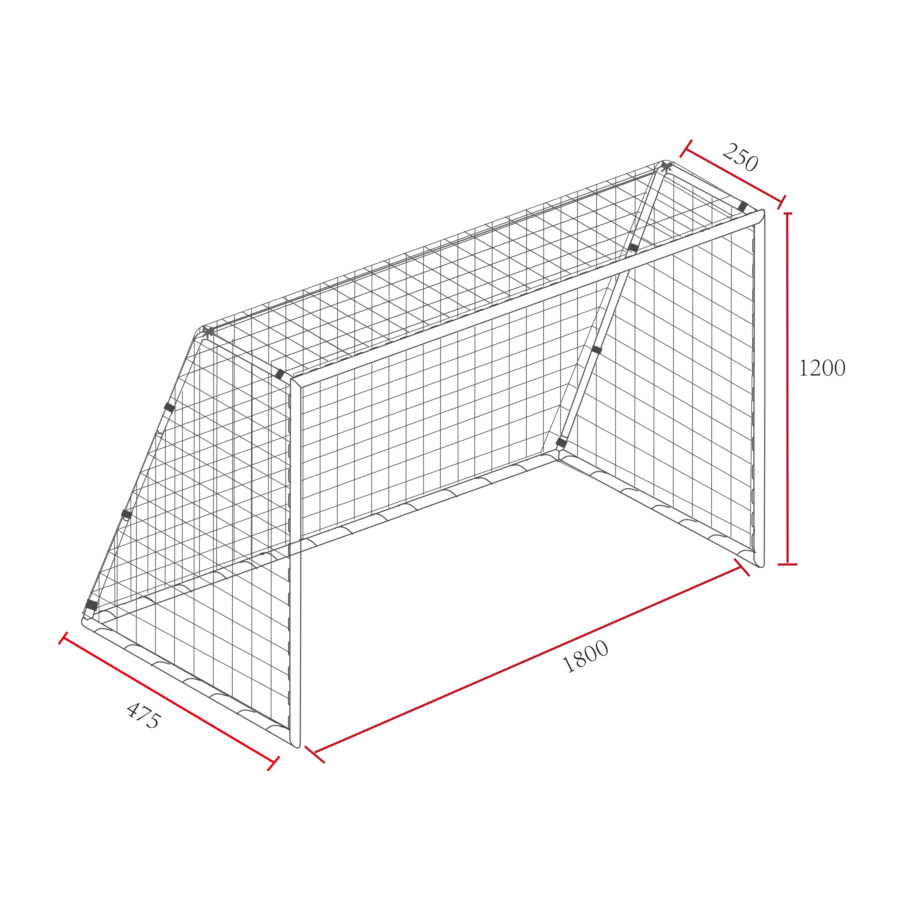 AXI Cristiano Cage de football 180 cm