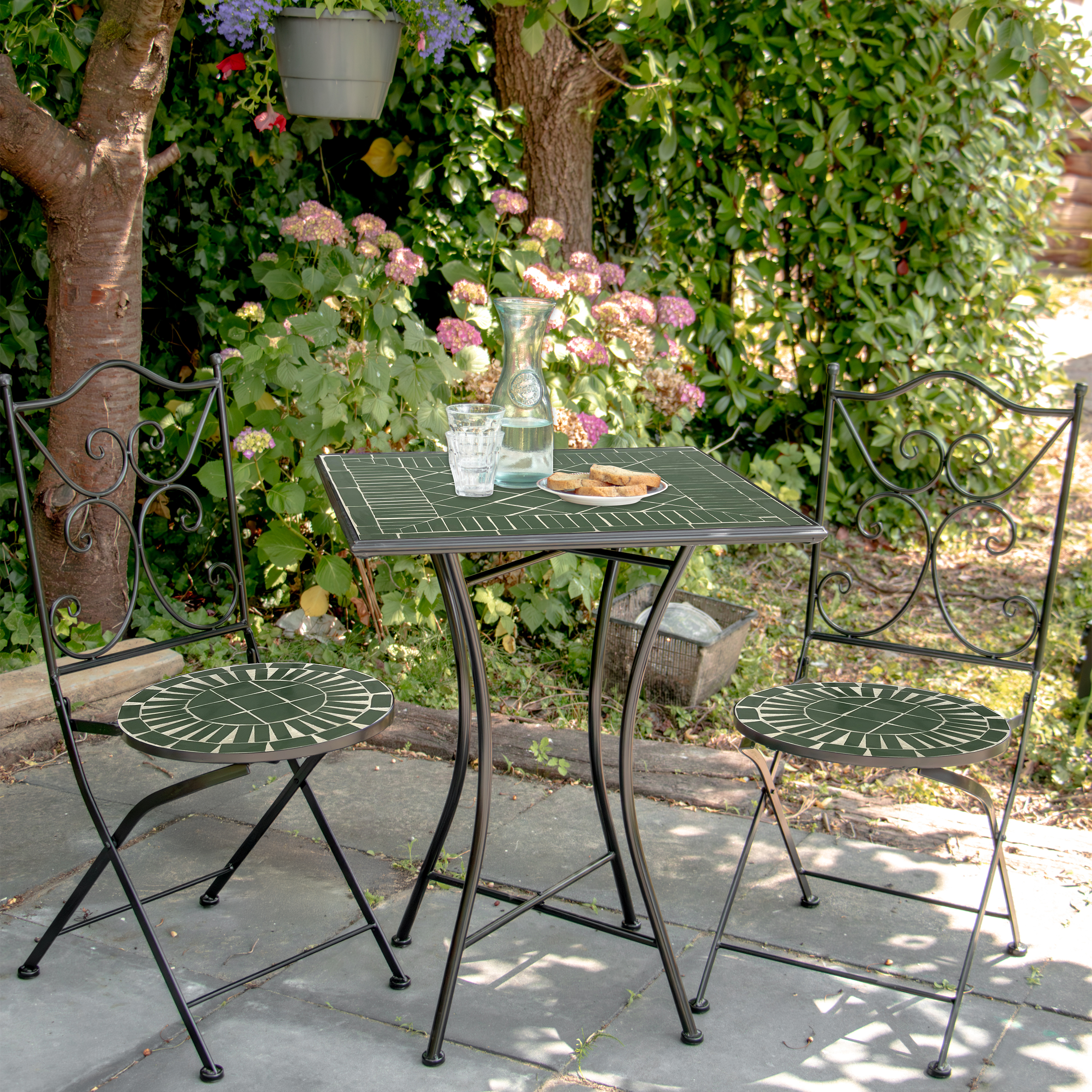 AXI Camilla Bistro Set Mosaic - Dark Green