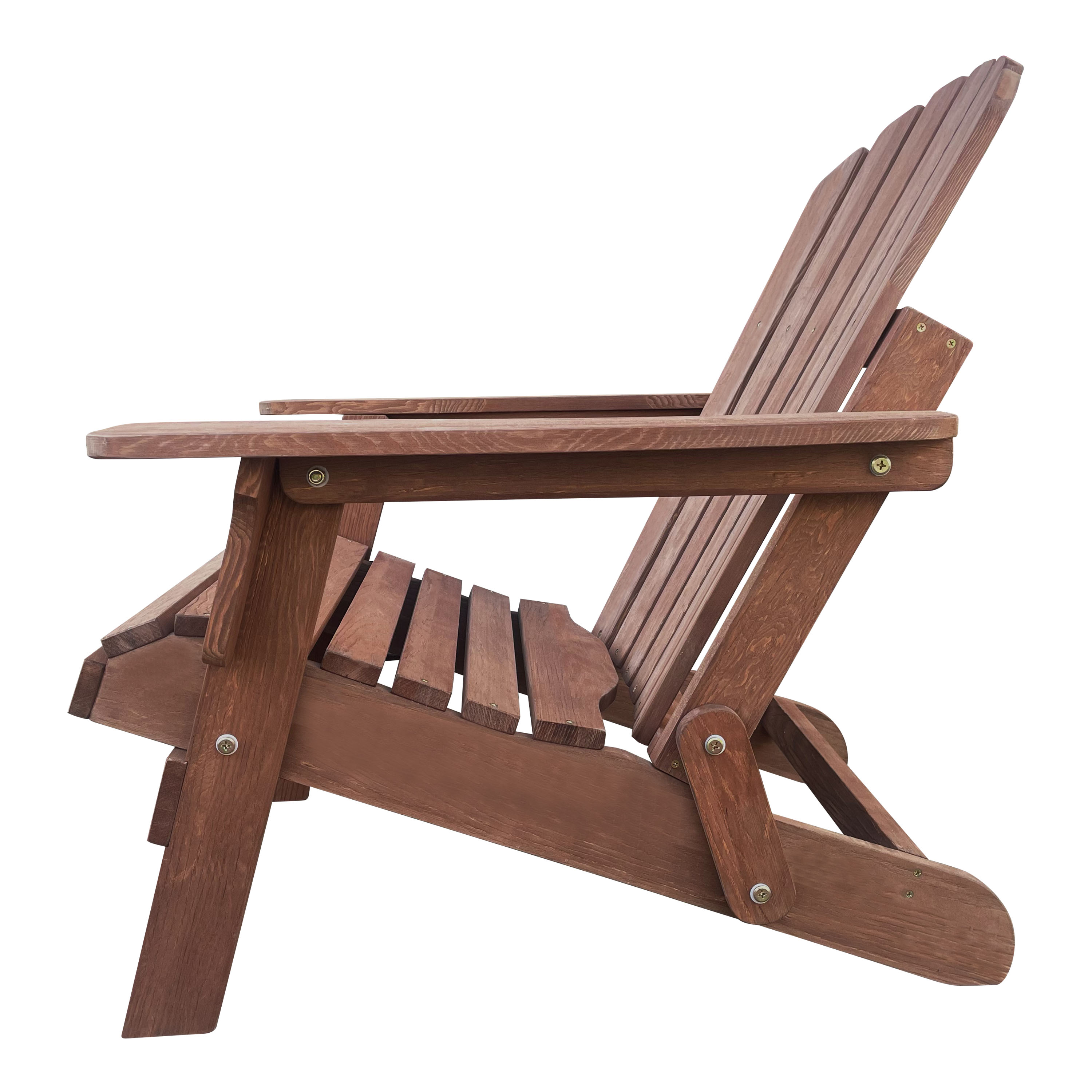 AXI Rosalie Folding Adirondack Chair Coffee Brown