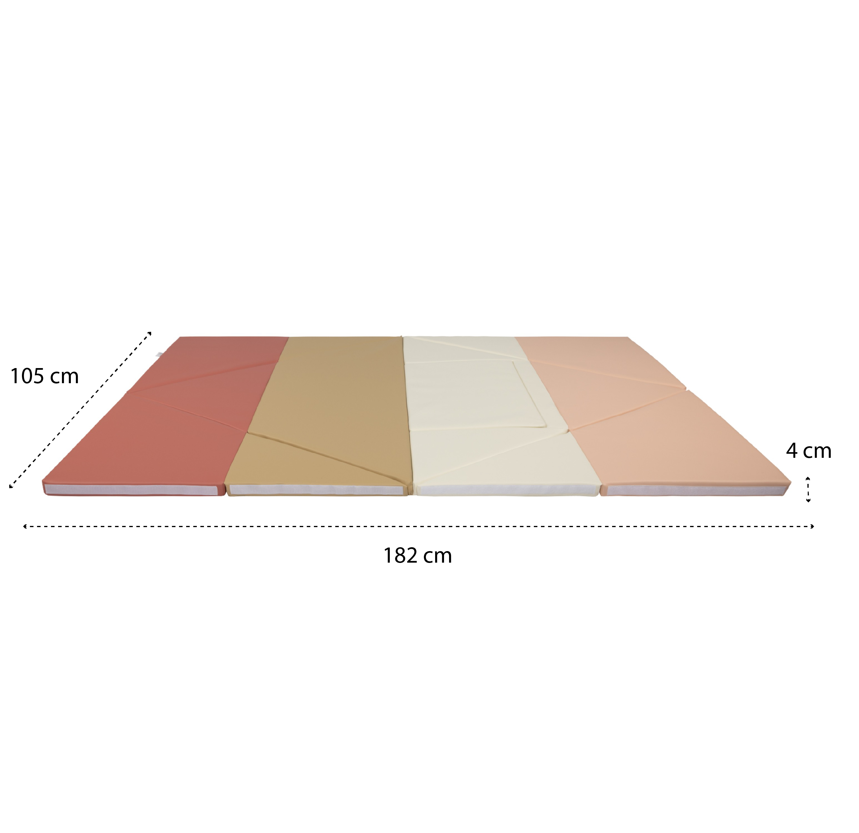 Sunny Davi Foam Playset – Play Mat and Tent - Pink