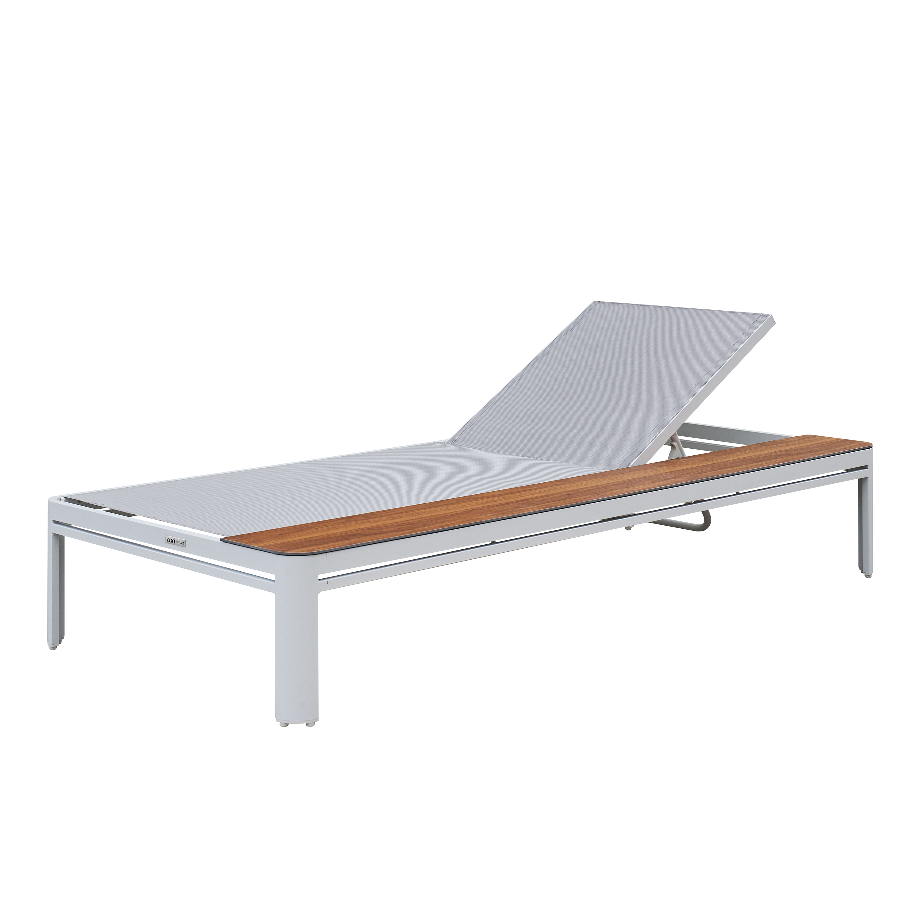 AXI Kira Lounger with table White/grey