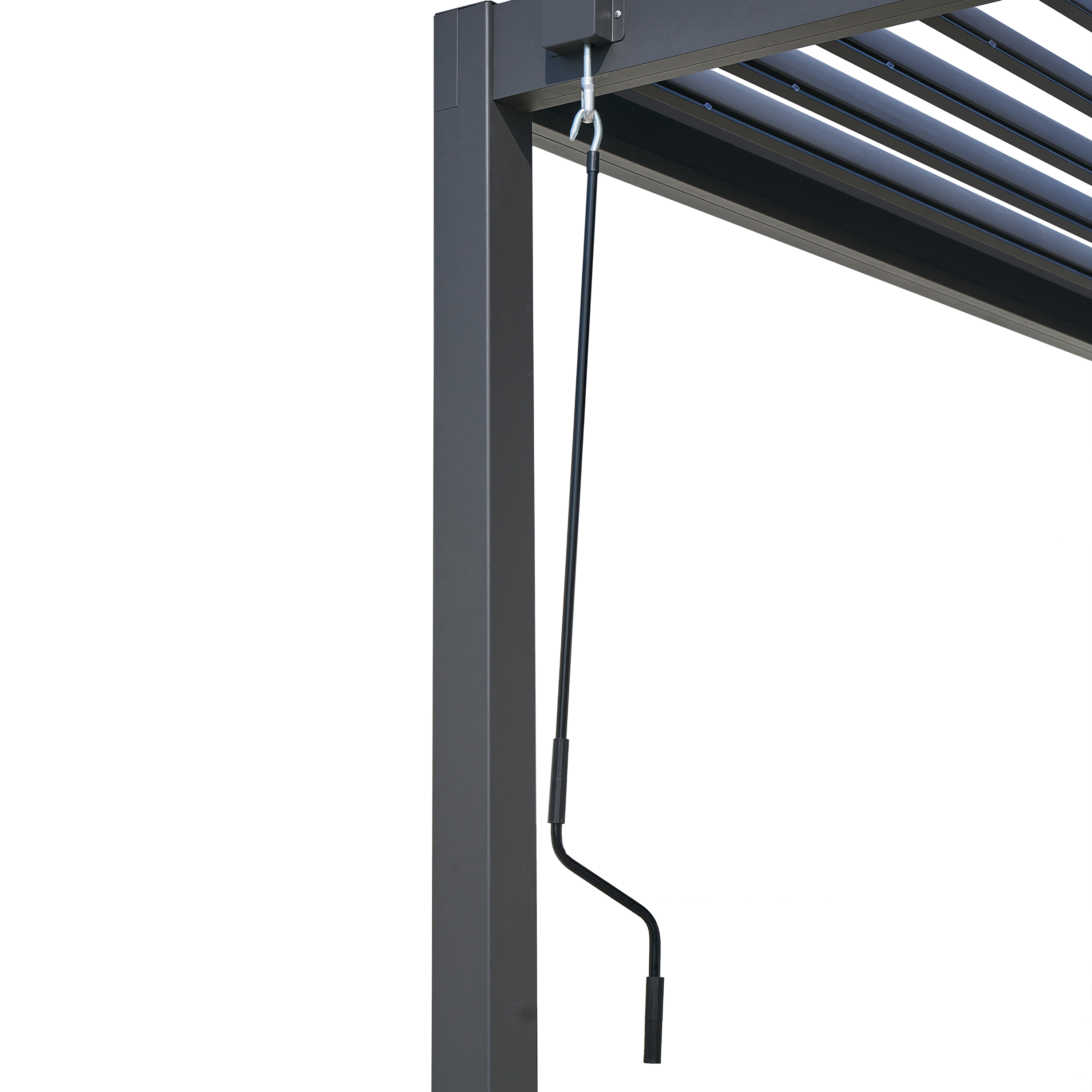 AXI Raya Aluminium Pergola 300 x 400 cm Anthracite