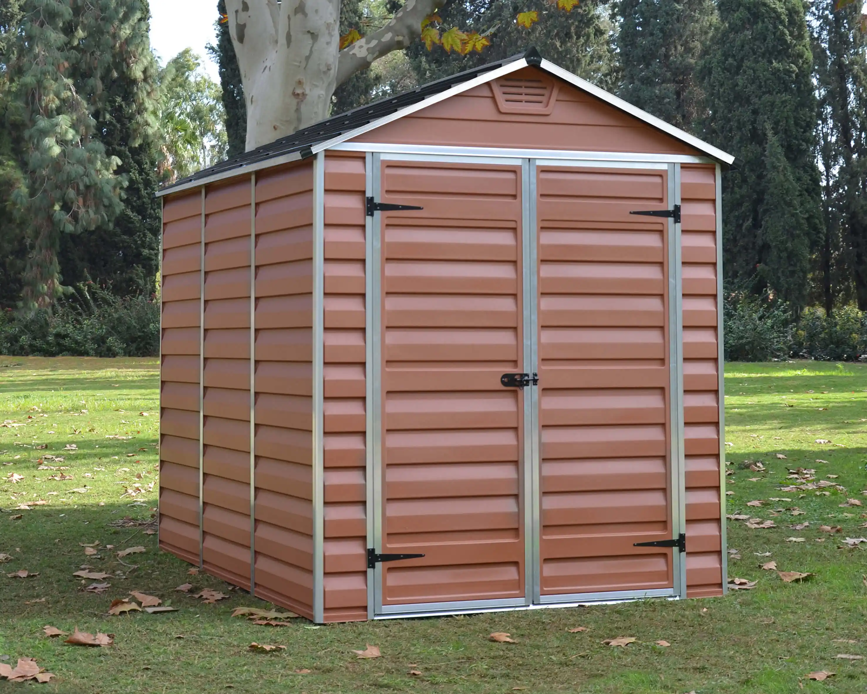 Canopia Skylight 229X185X217 cm Openlucht schuur voor tuin Amber-7290103121884 Canopia Skylight 229X185X217 cm Openlucht schuur voor tuin Amber