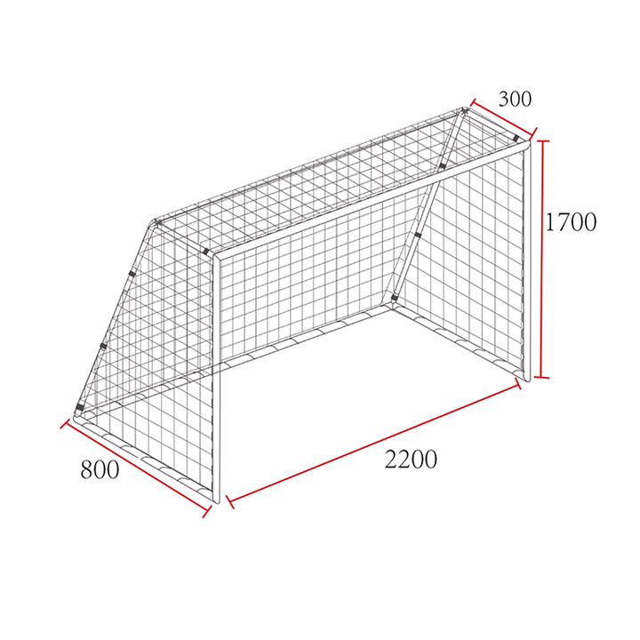 AXI Cage de foot Kylian 220 cm